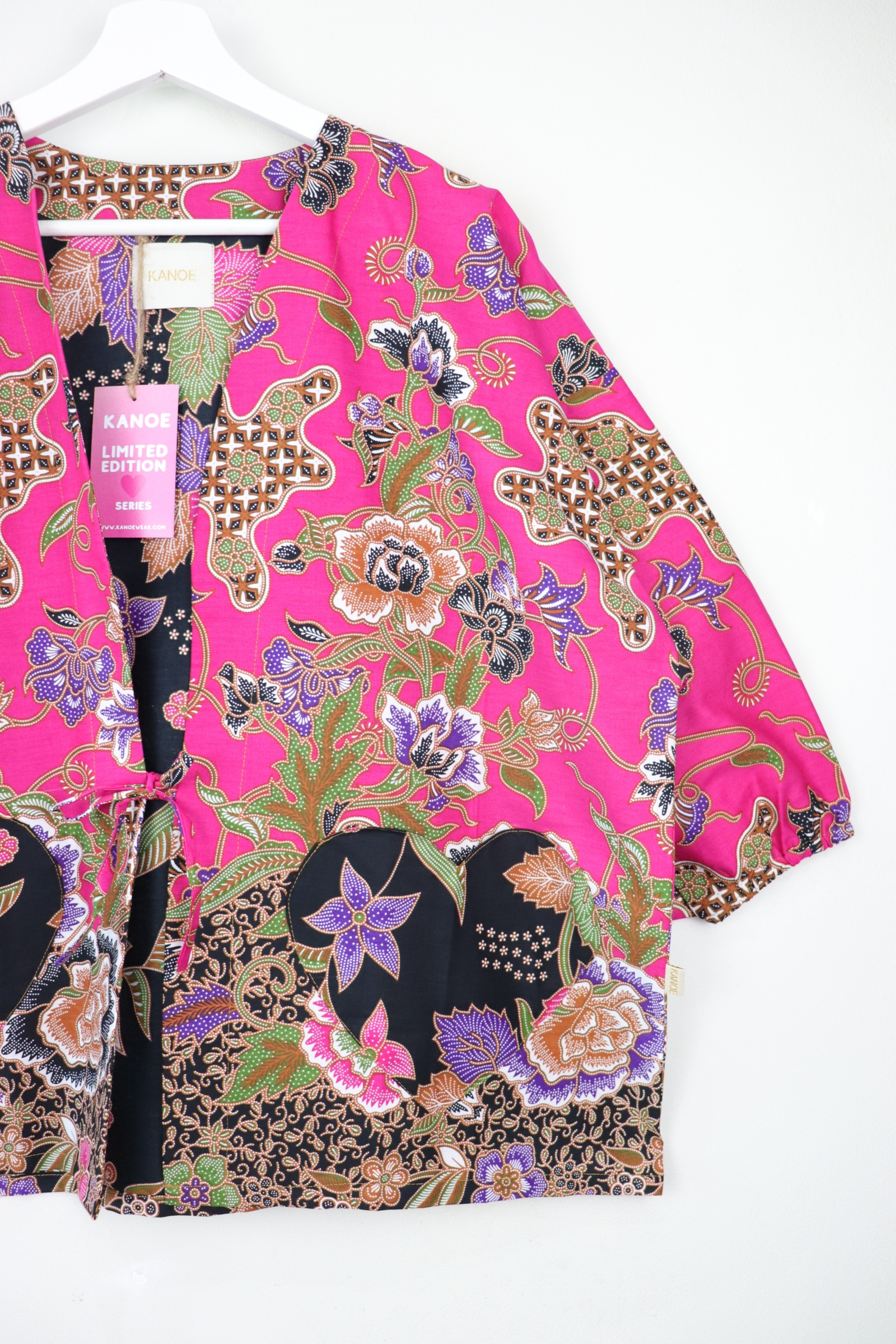 Kimono Signature Heart Pockets - Diamond Dew