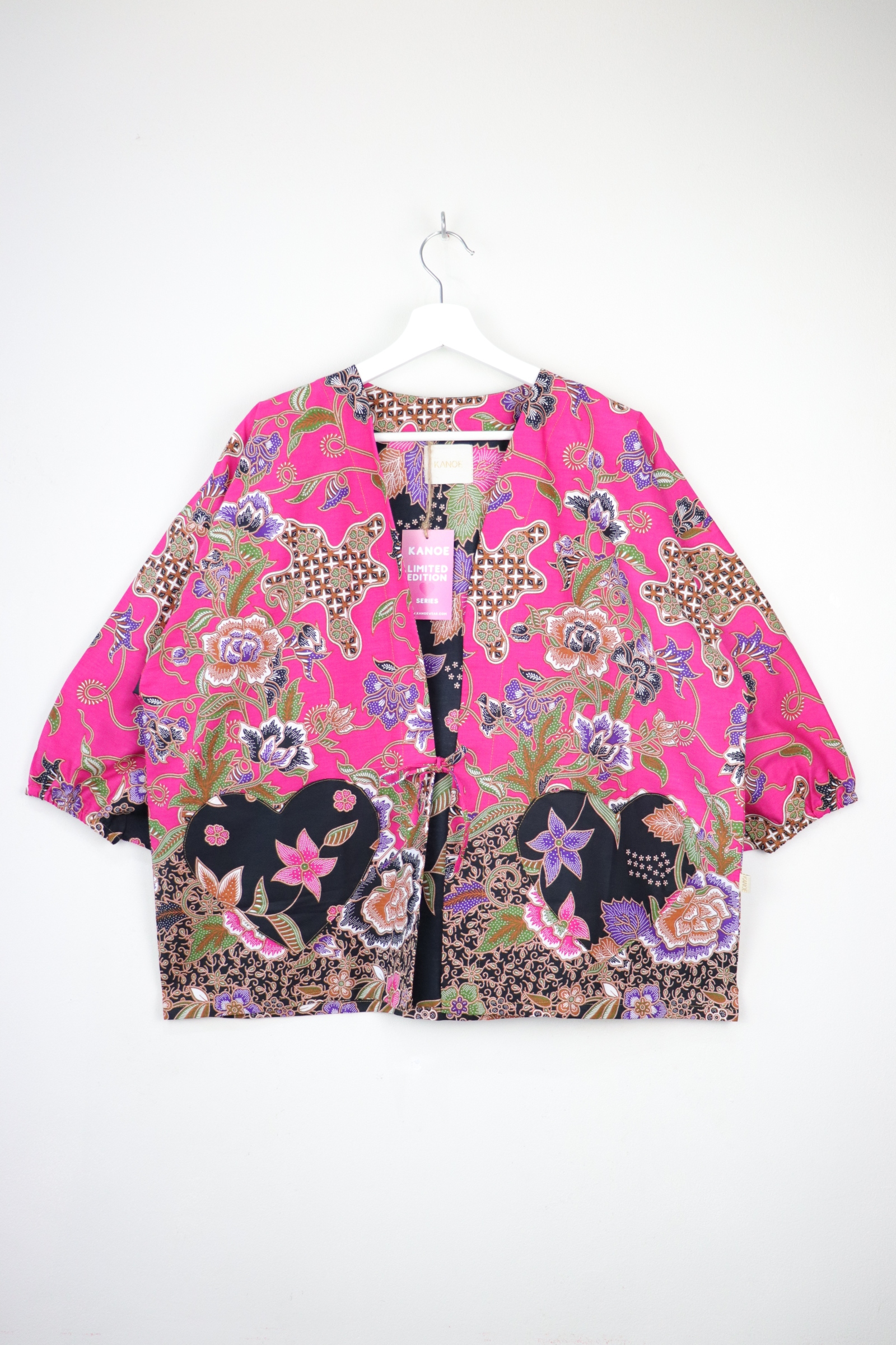 Kimono Signature Heart Pockets - Diamond Dew