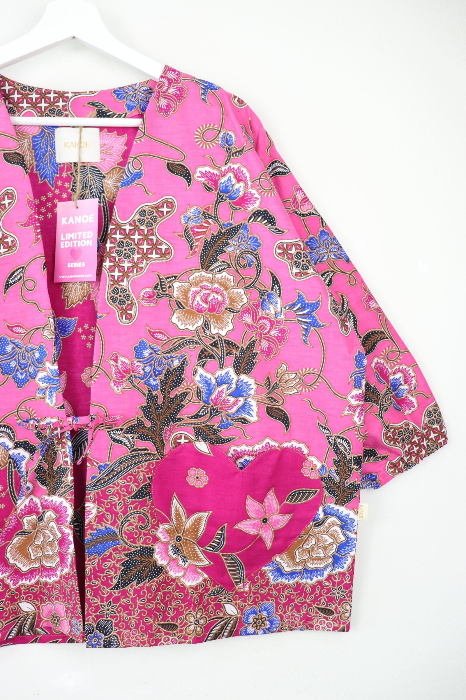 Kimono Signature Heart Pockets - Pinkie Promise
