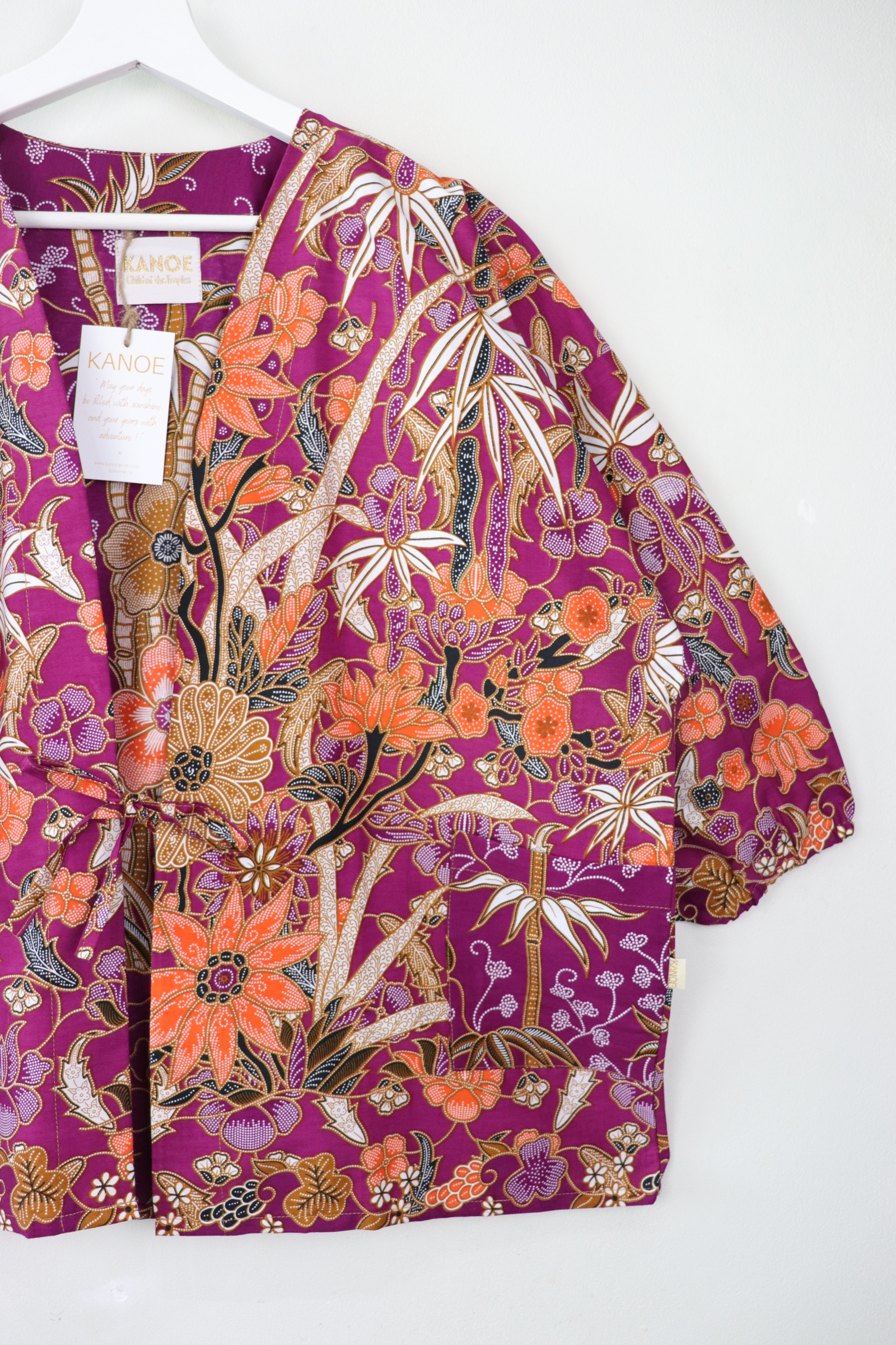 Batik Kimono Signature - Sugar Plum