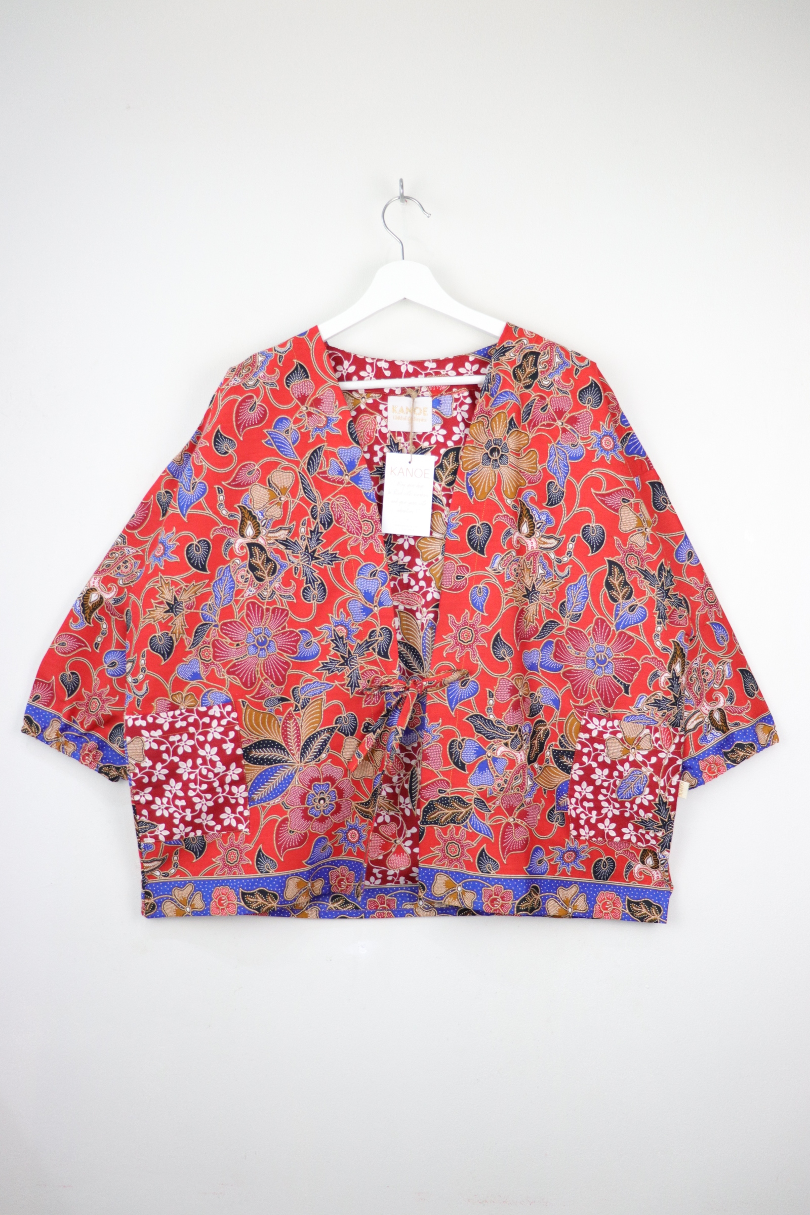 Batik Kimono Signature - Scarlet Sea