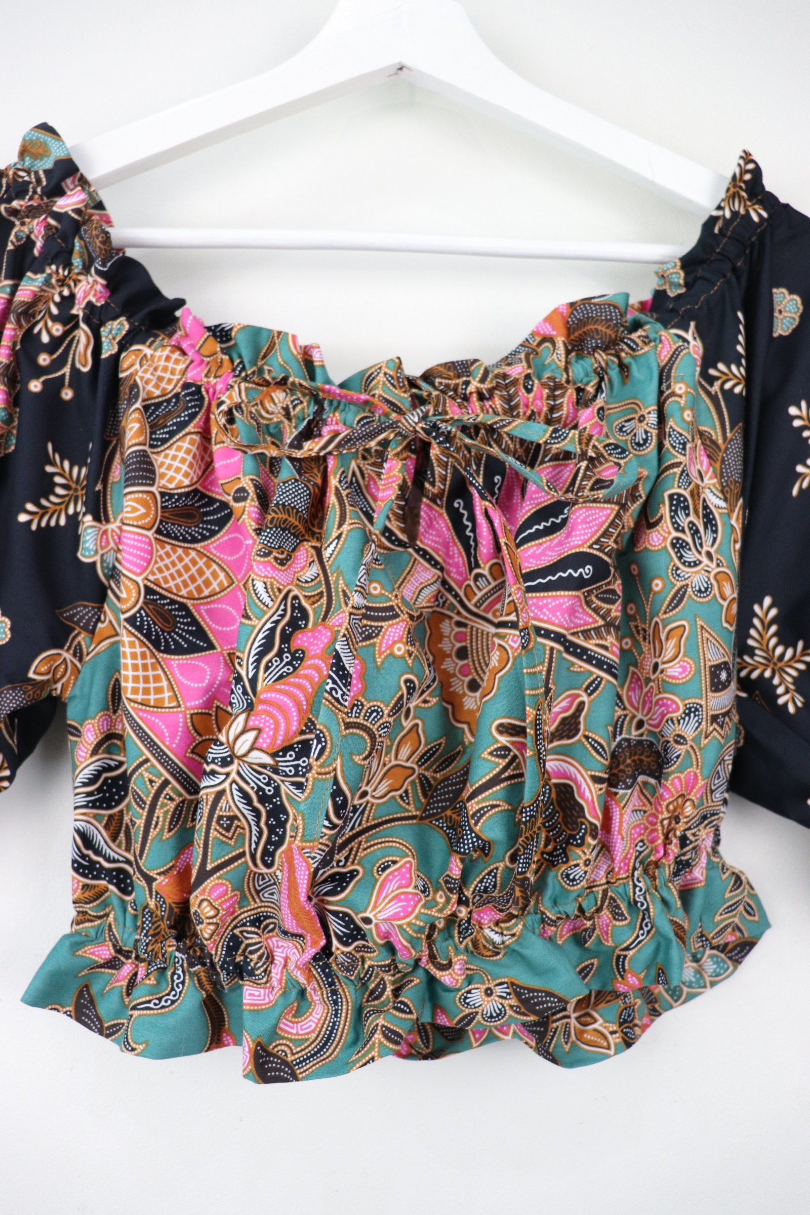 Off-Shoulder Batik Blouse - Victoria