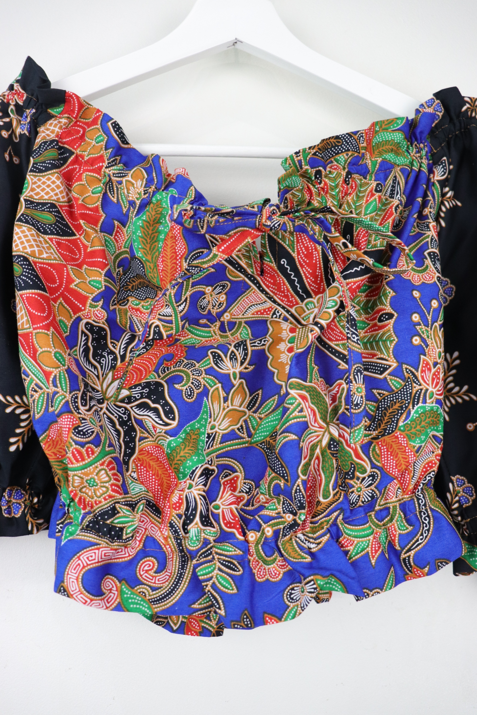 Off-Shoulder Batik Blouse - Jessica