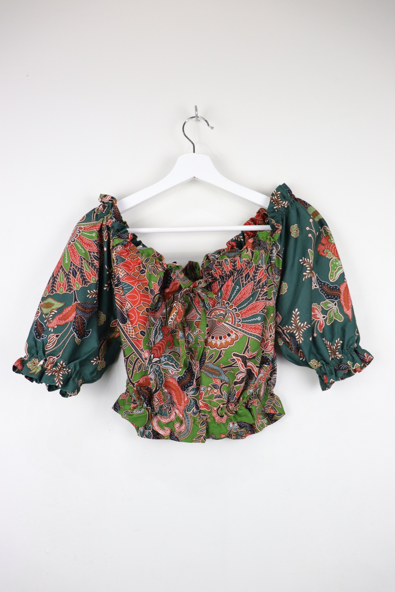 Off-Shoulder Batik Blouse - Emma
