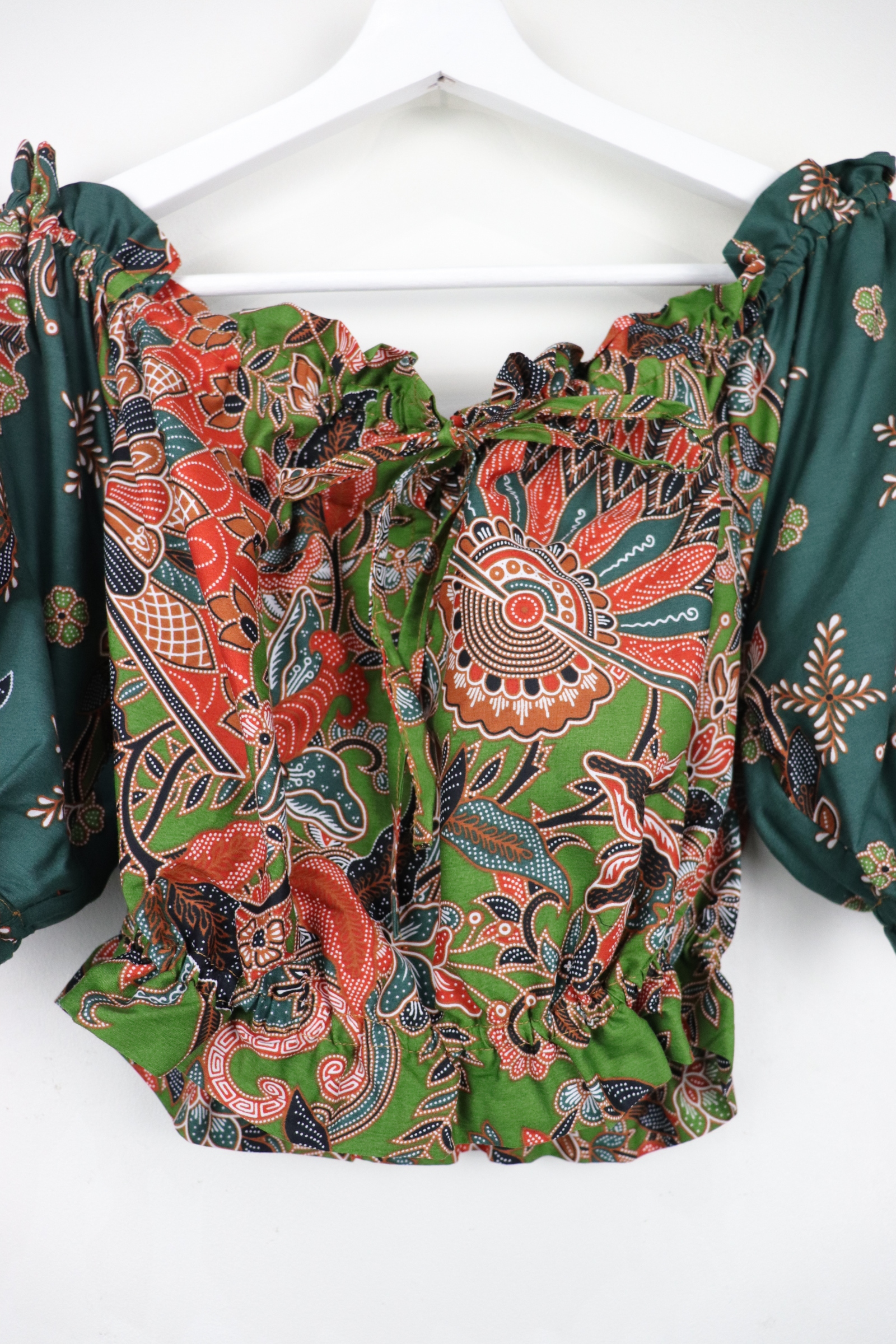Off-Shoulder Batik Blouse - Emma
