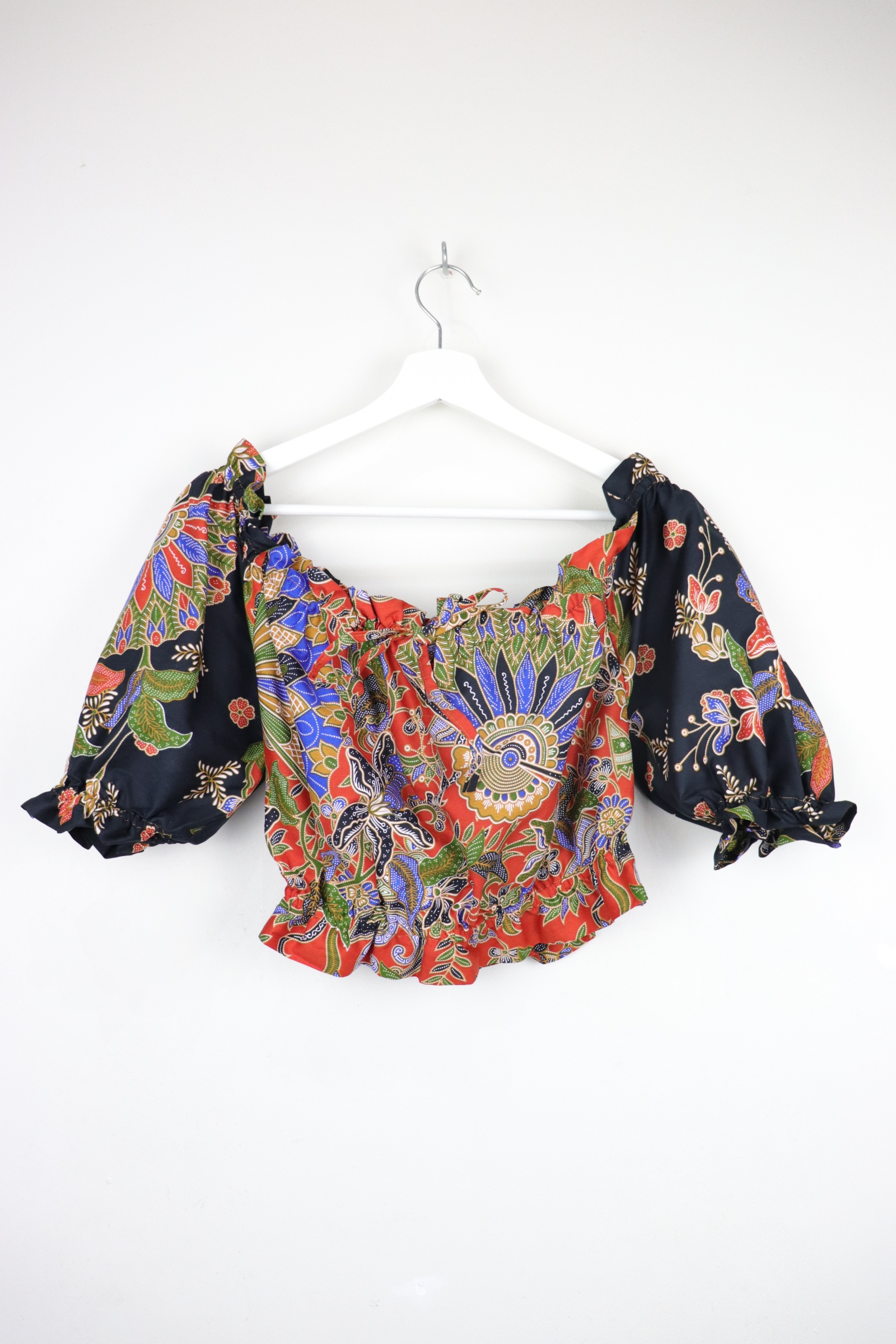 Off-Shoulder Batik Blouse - Kristen
