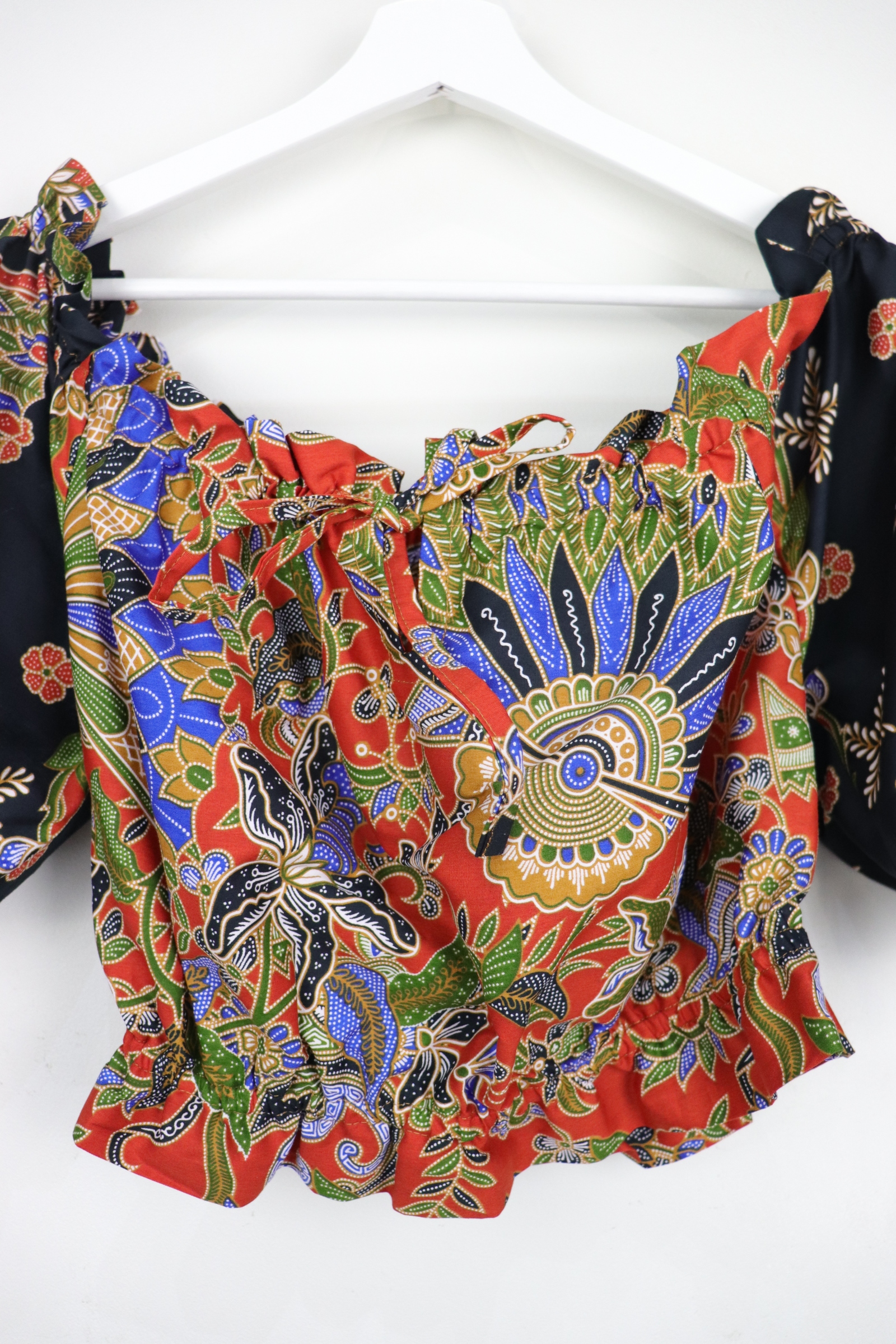 Off-Shoulder Batik Blouse - Kristen
