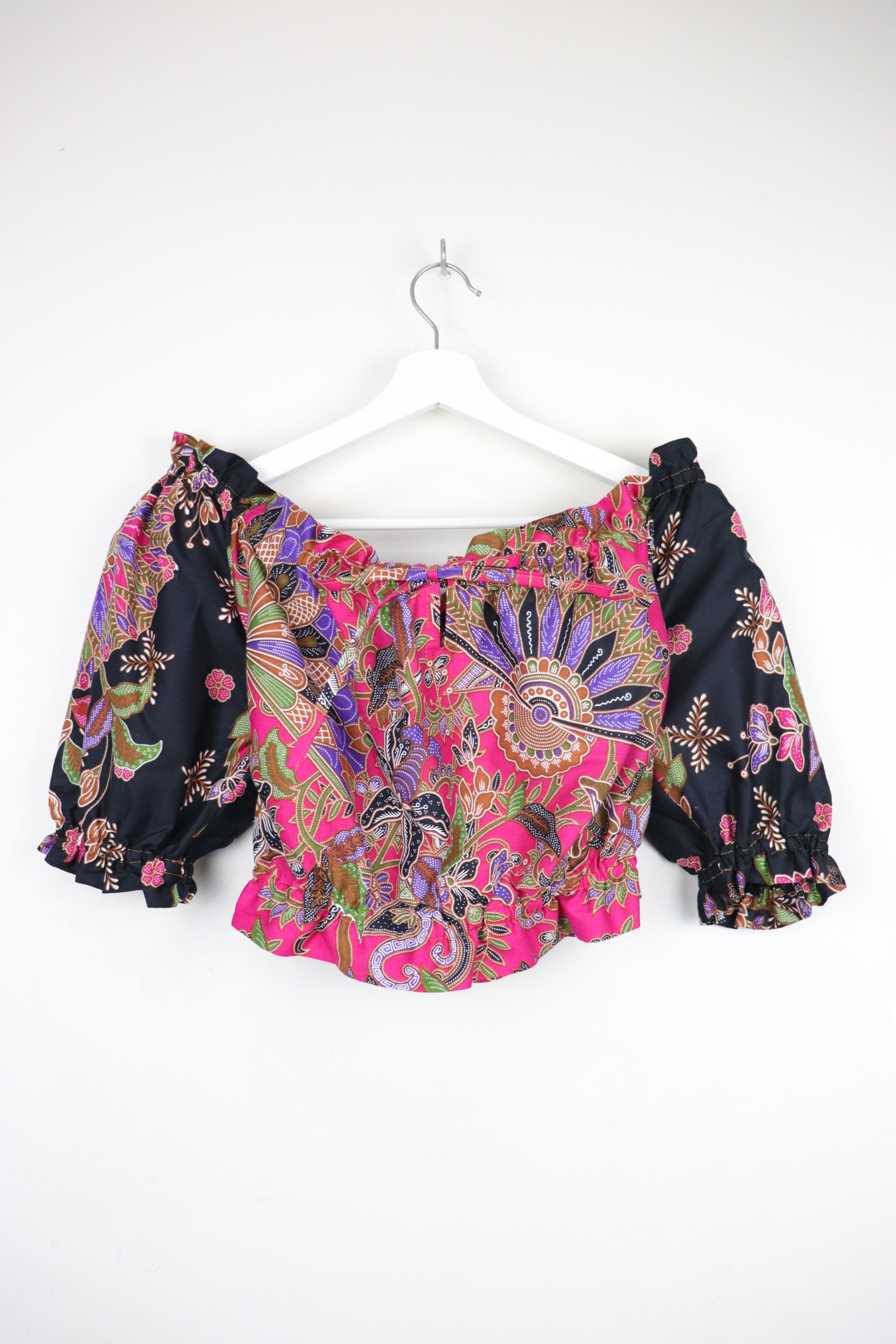 Off-Shoulder Batik Blouse - Sophie