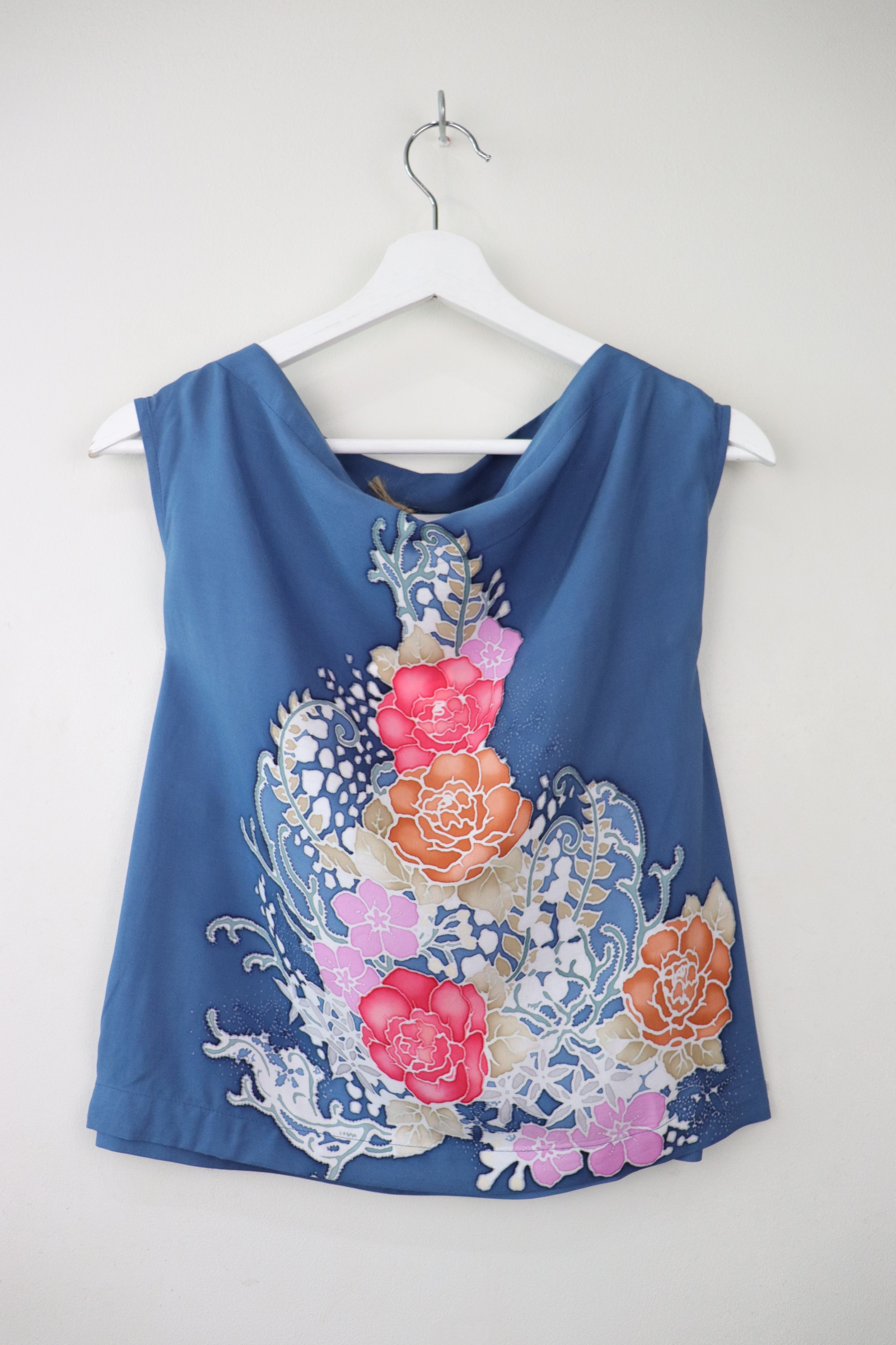 Batik Cowl Top - Nonna Mia [ Handpainted Batik ]