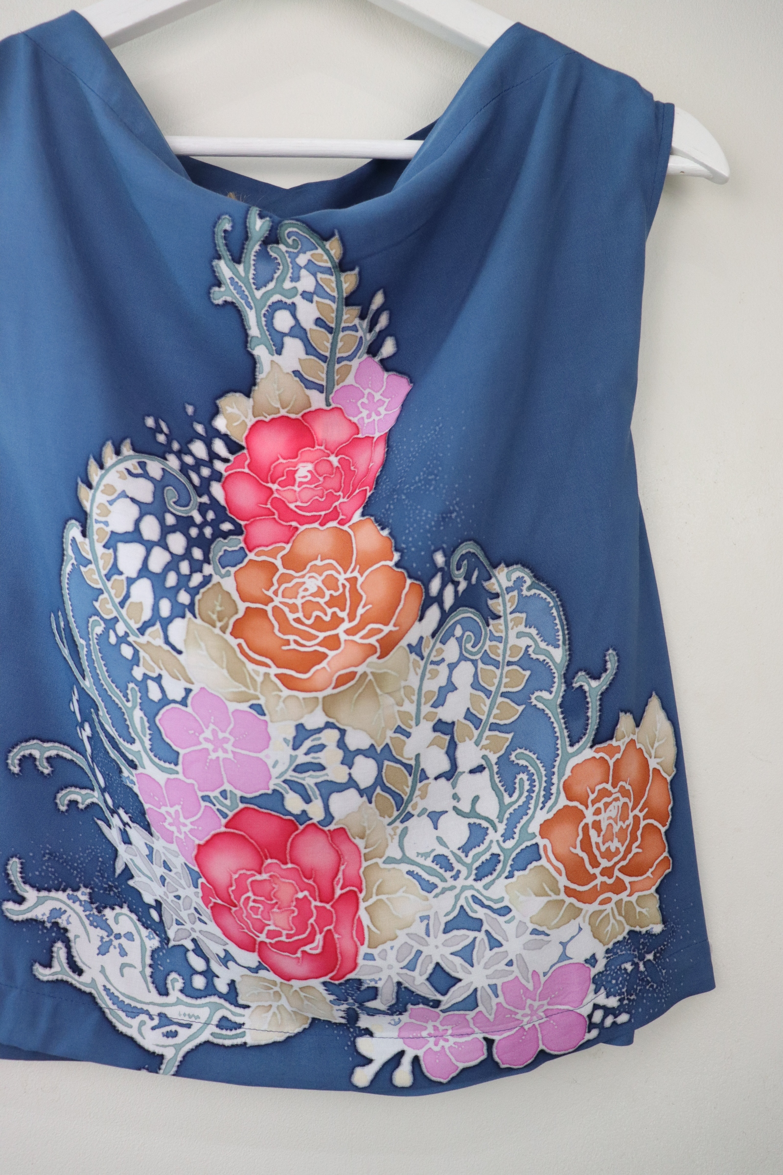 Batik Cowl Top - Nonna Mia [ Handpainted Batik ]