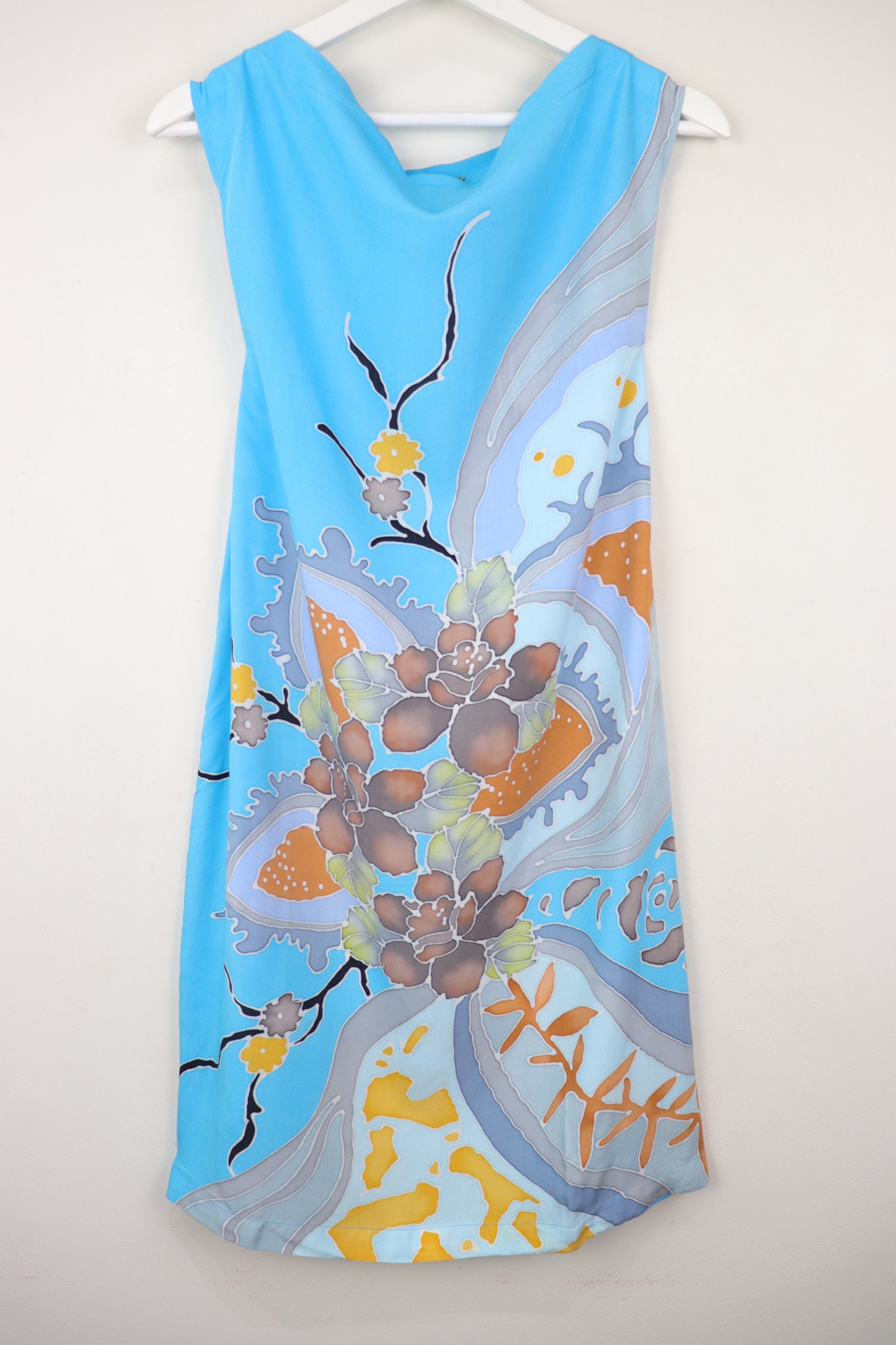 Batik Cowl Dress - Breakthrough [HandPainted Batik]