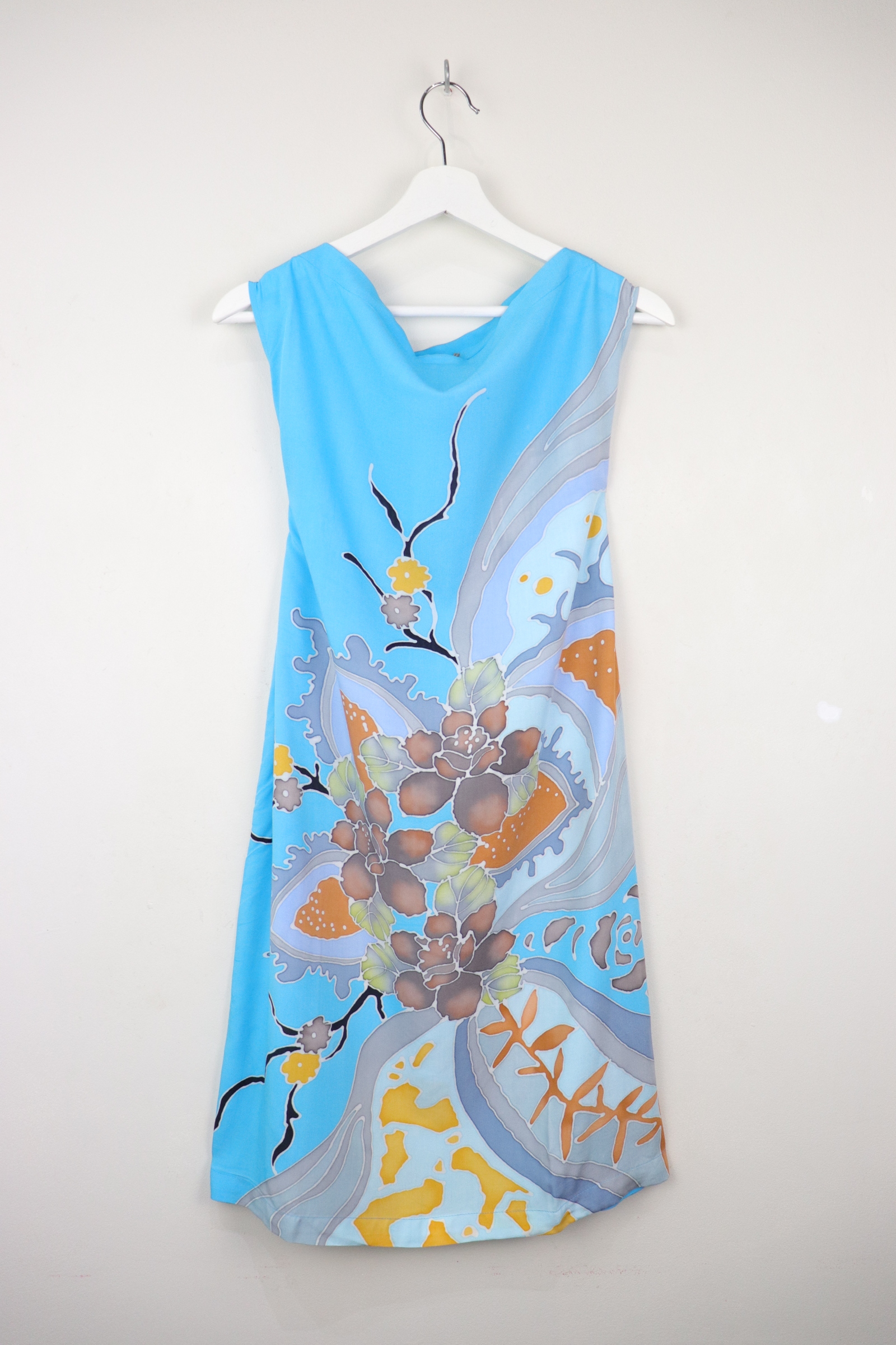 Batik Cowl Dress - Breakthrough [HandPainted Batik]
