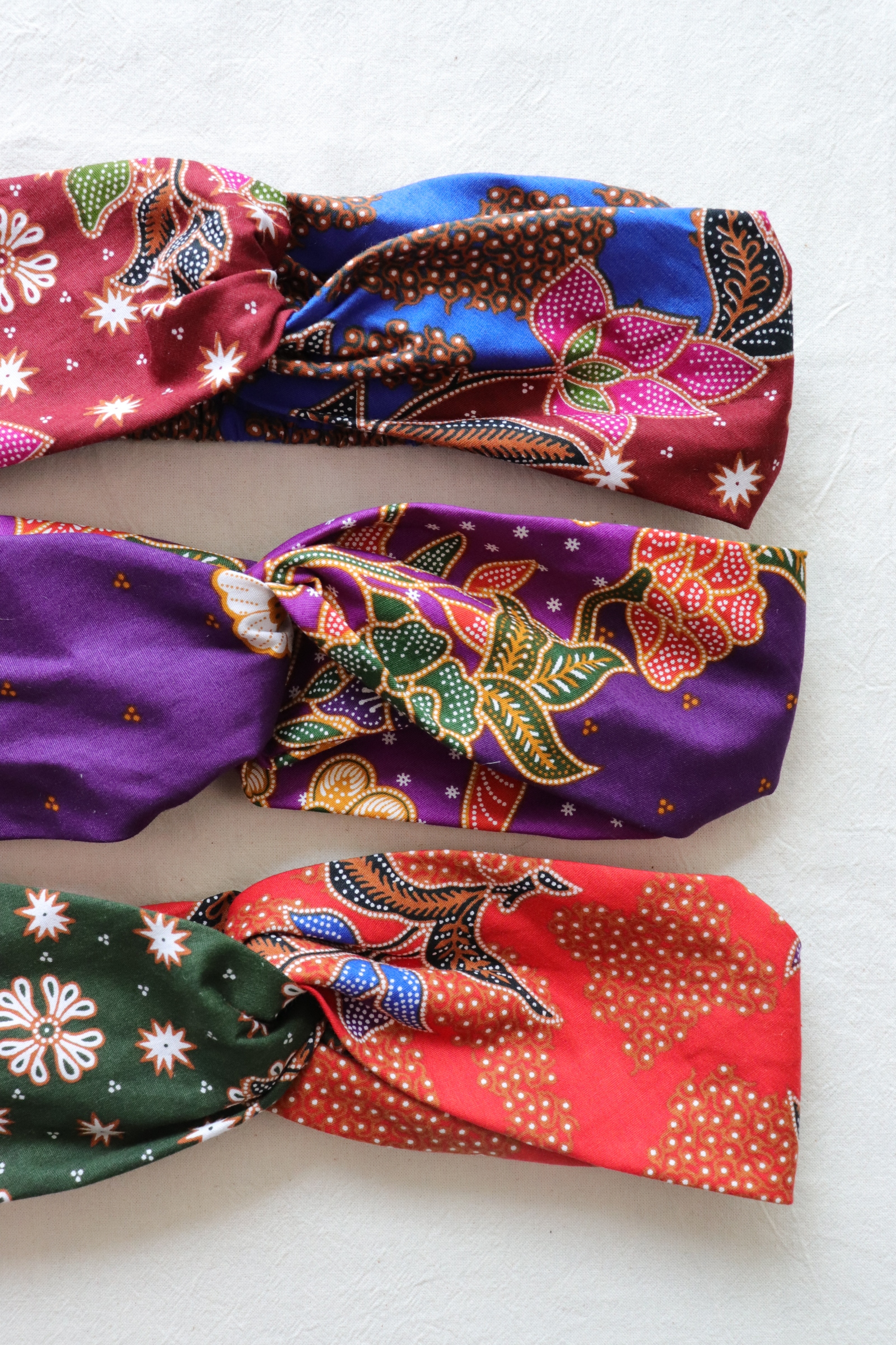 Crossover Batik Headbands [Set of 3] - Laksa Johor