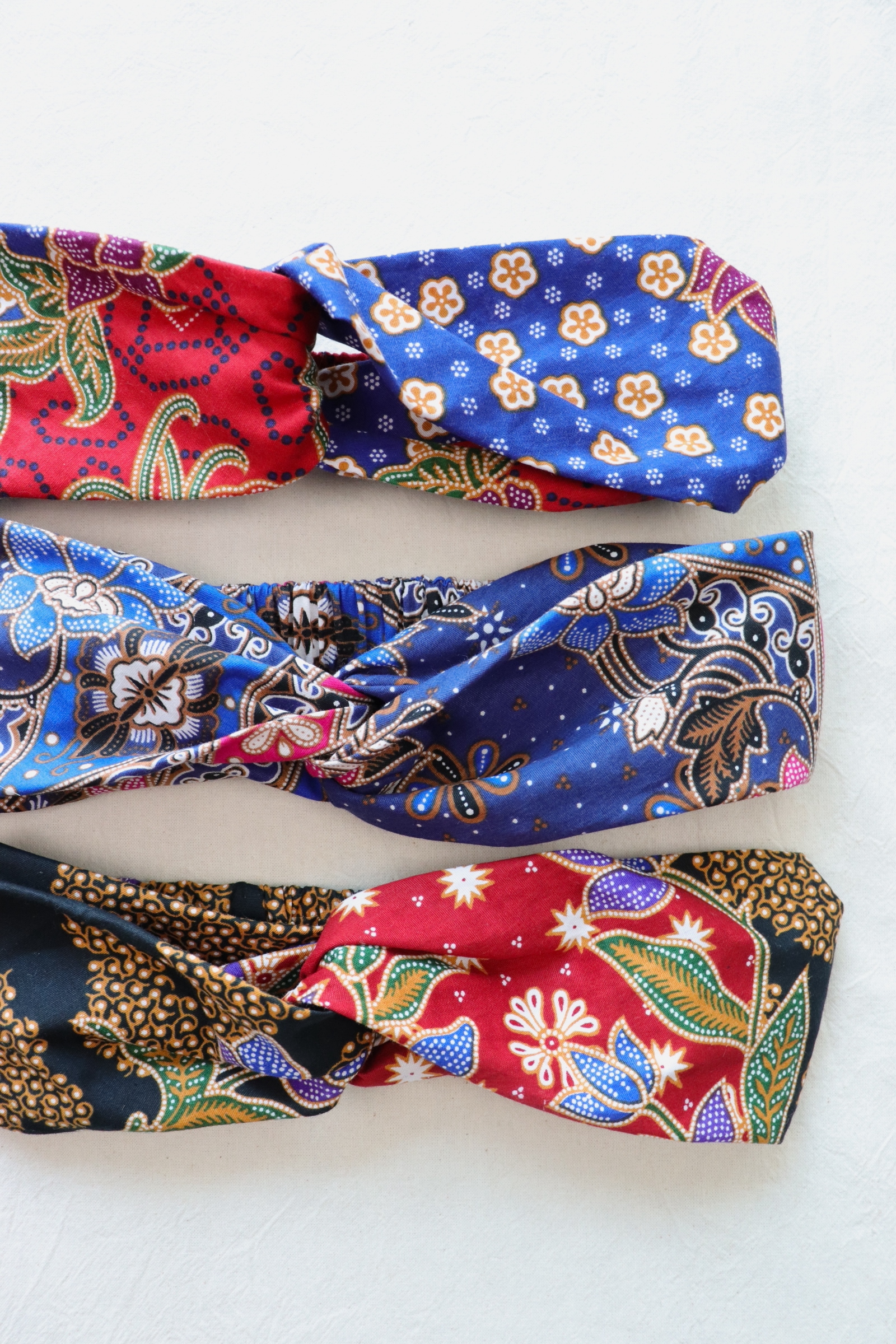 Crossover Batik Headbands [Set of 3] - Nasi Kerabu