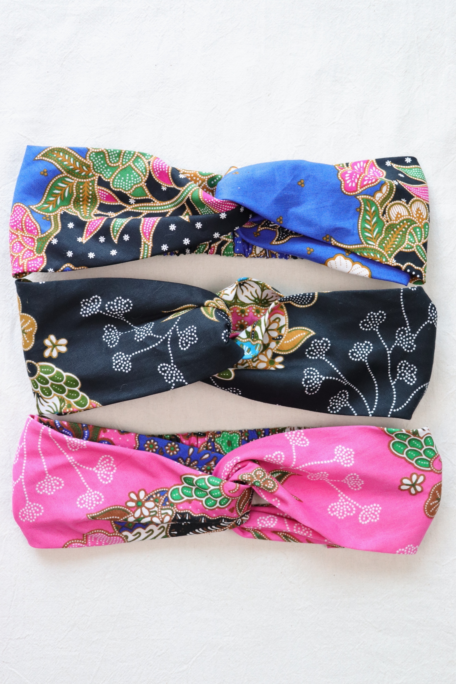 Crossover Batik Headbands [Set of 3] - Bandung Susu