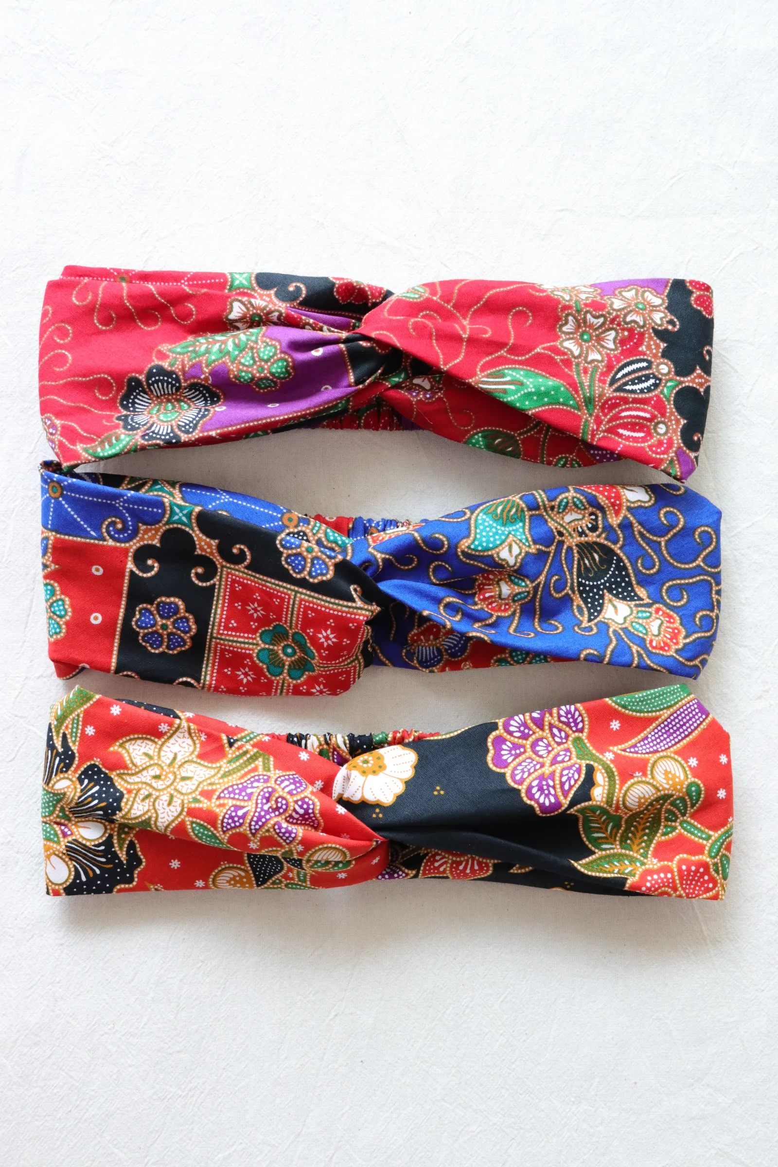 Crossover Batik Headbands [Set of 3] - Rojak Penang