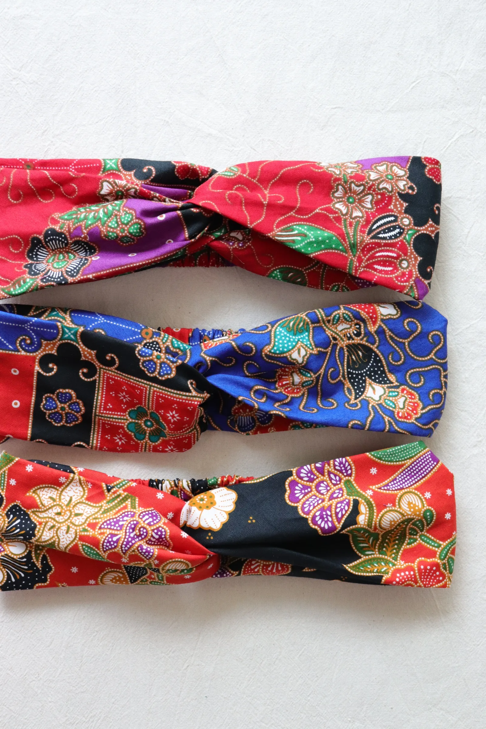 Crossover Batik Headbands [Set of 3] - Rojak Penang