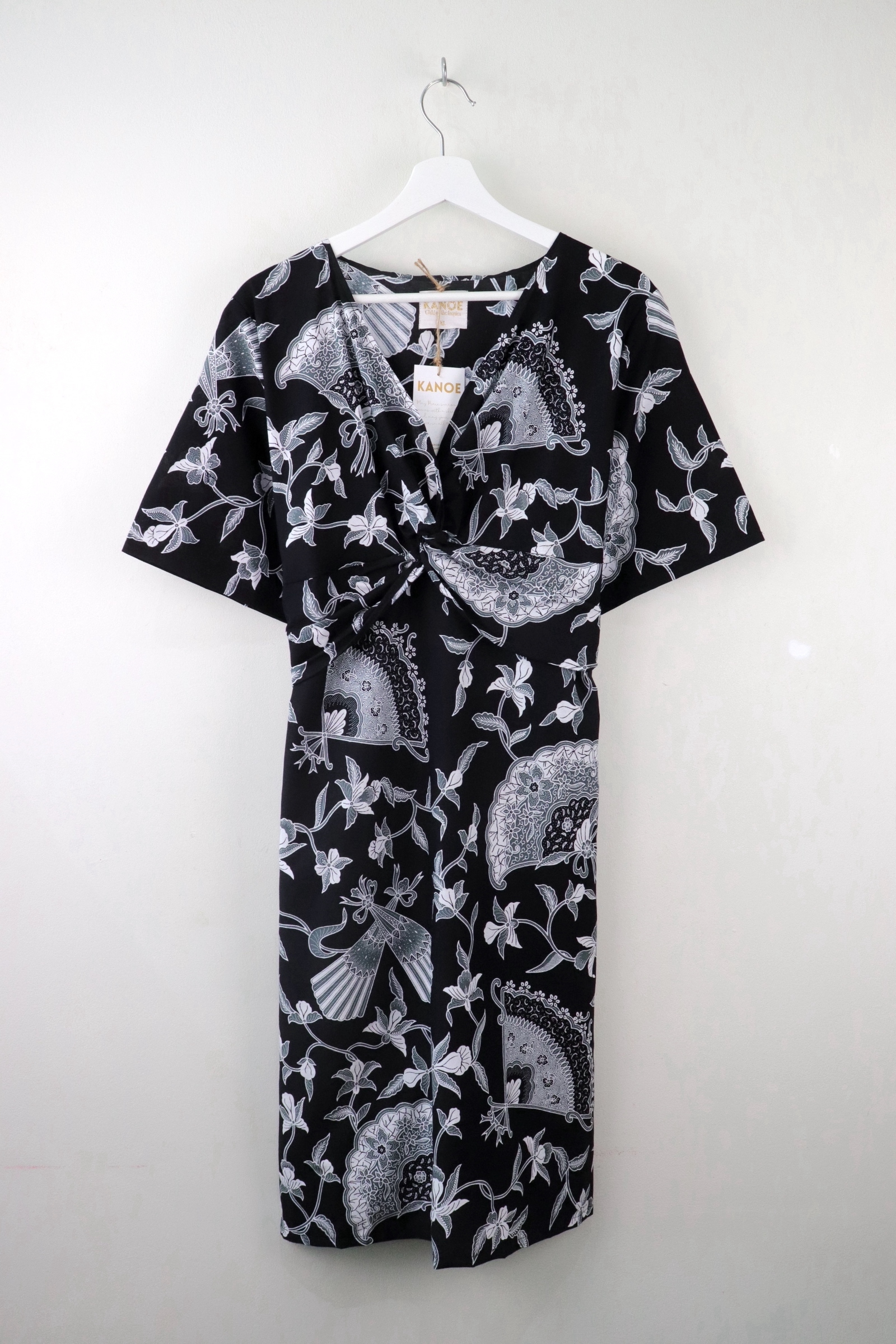 Twisted Front Dress - Nelly Noir