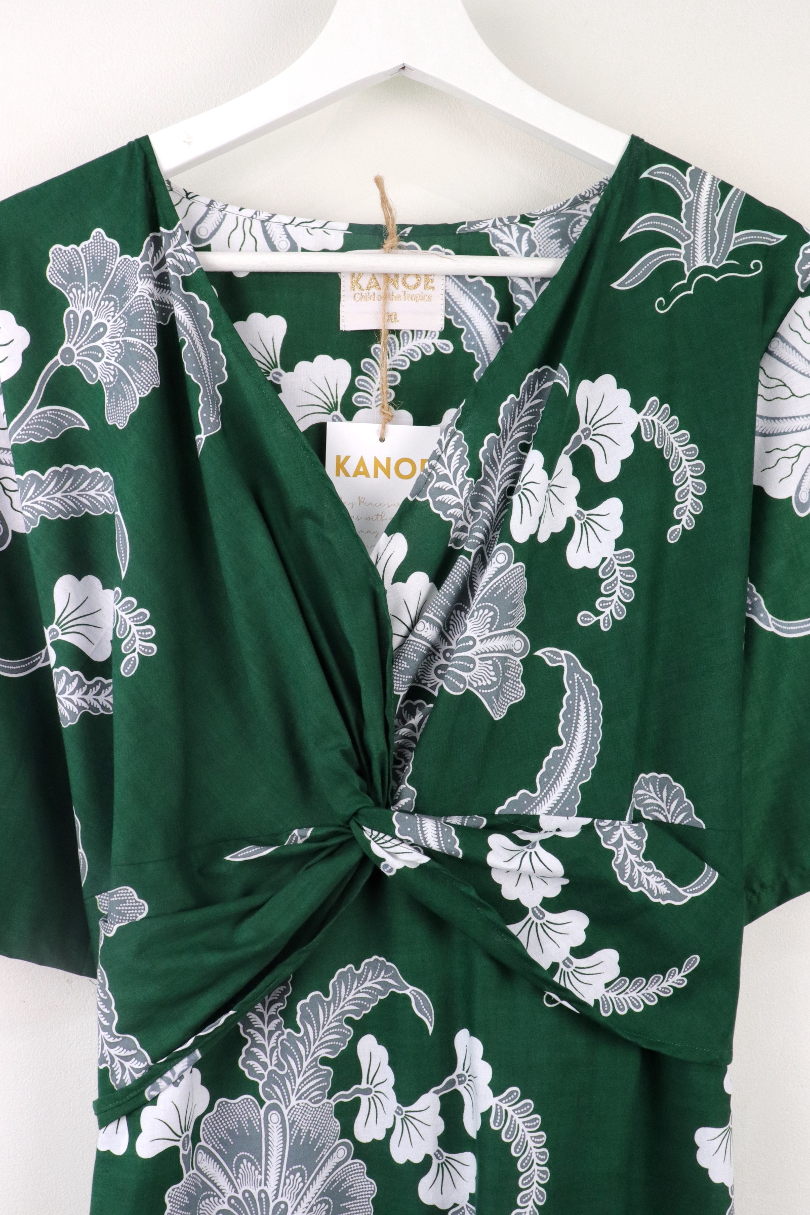 Twisted Front Dress - Vera Verde
