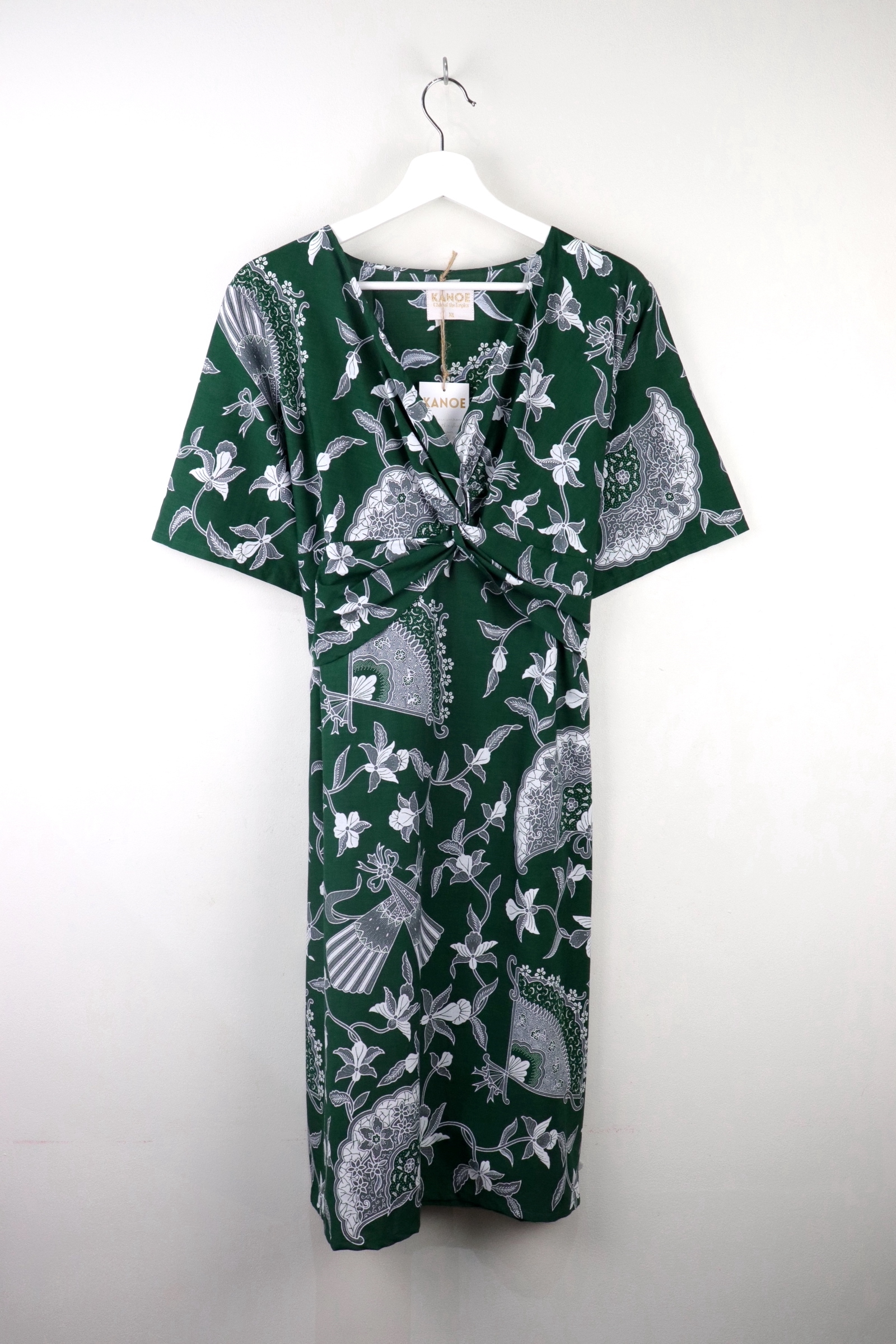 Twisted Front Dress - Vivian Verde