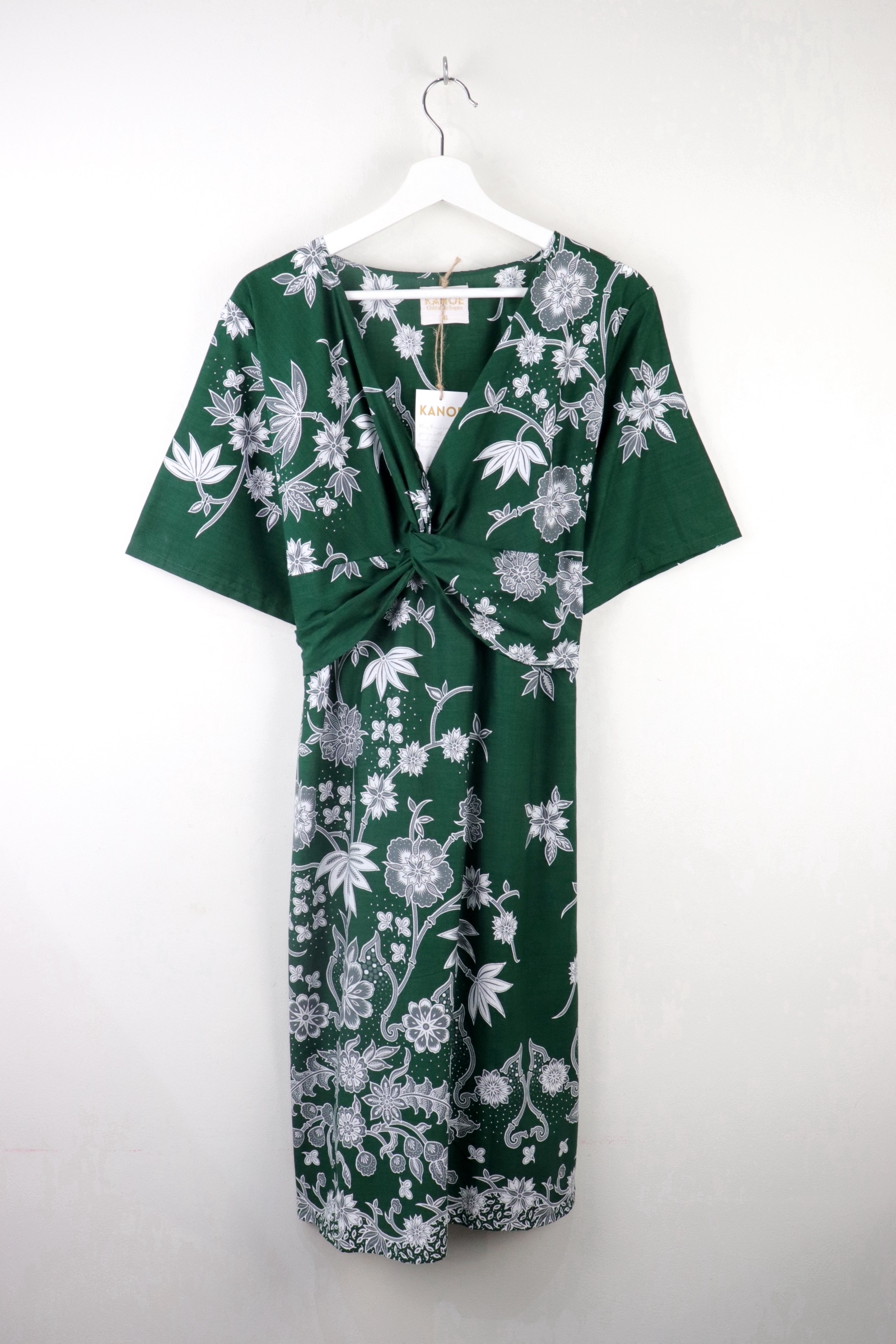 Twisted Front Dress - Verity Verde