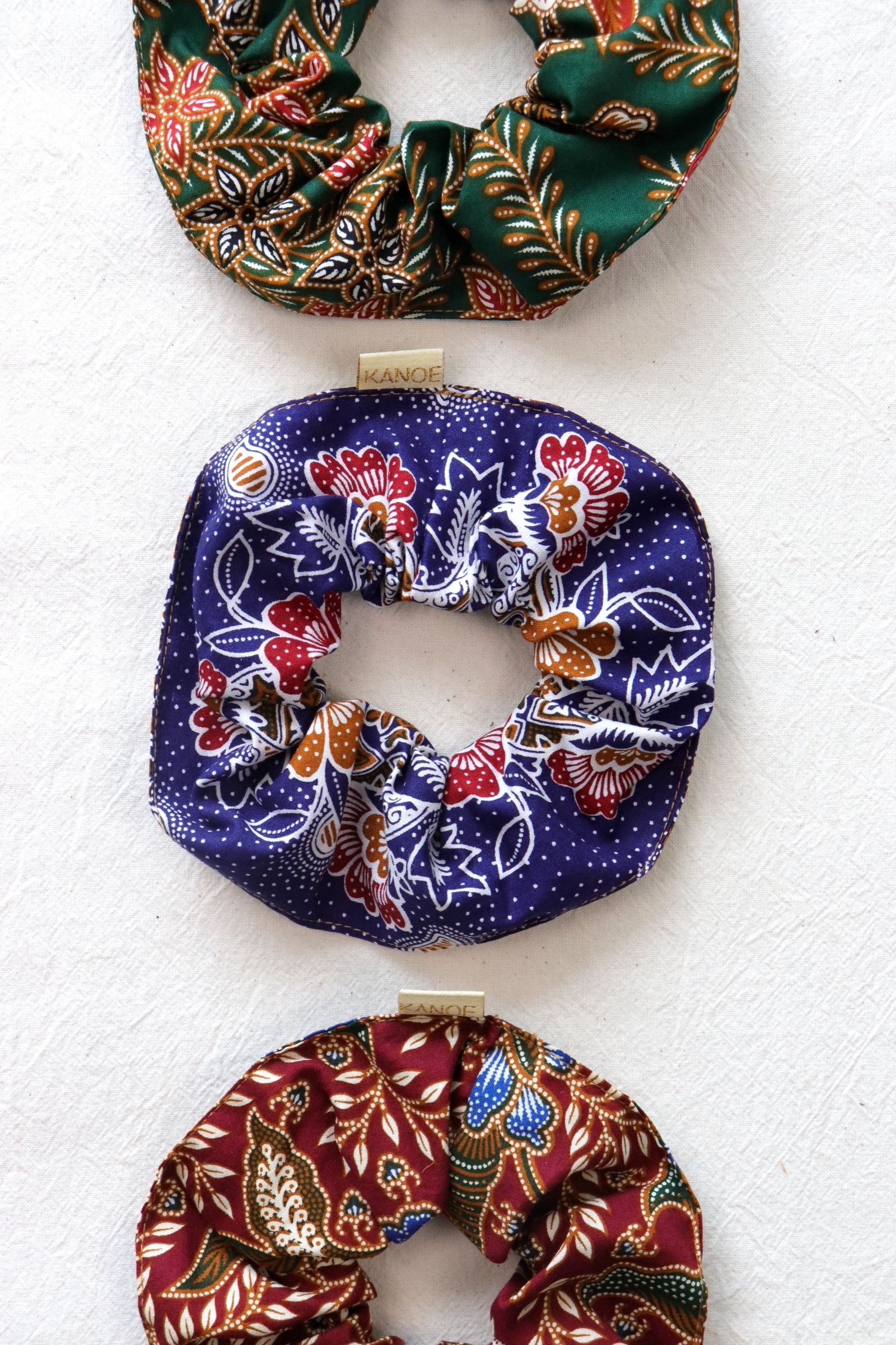 Maxi Batik Scrunchies (Set of 3) - Huckleberry Tart