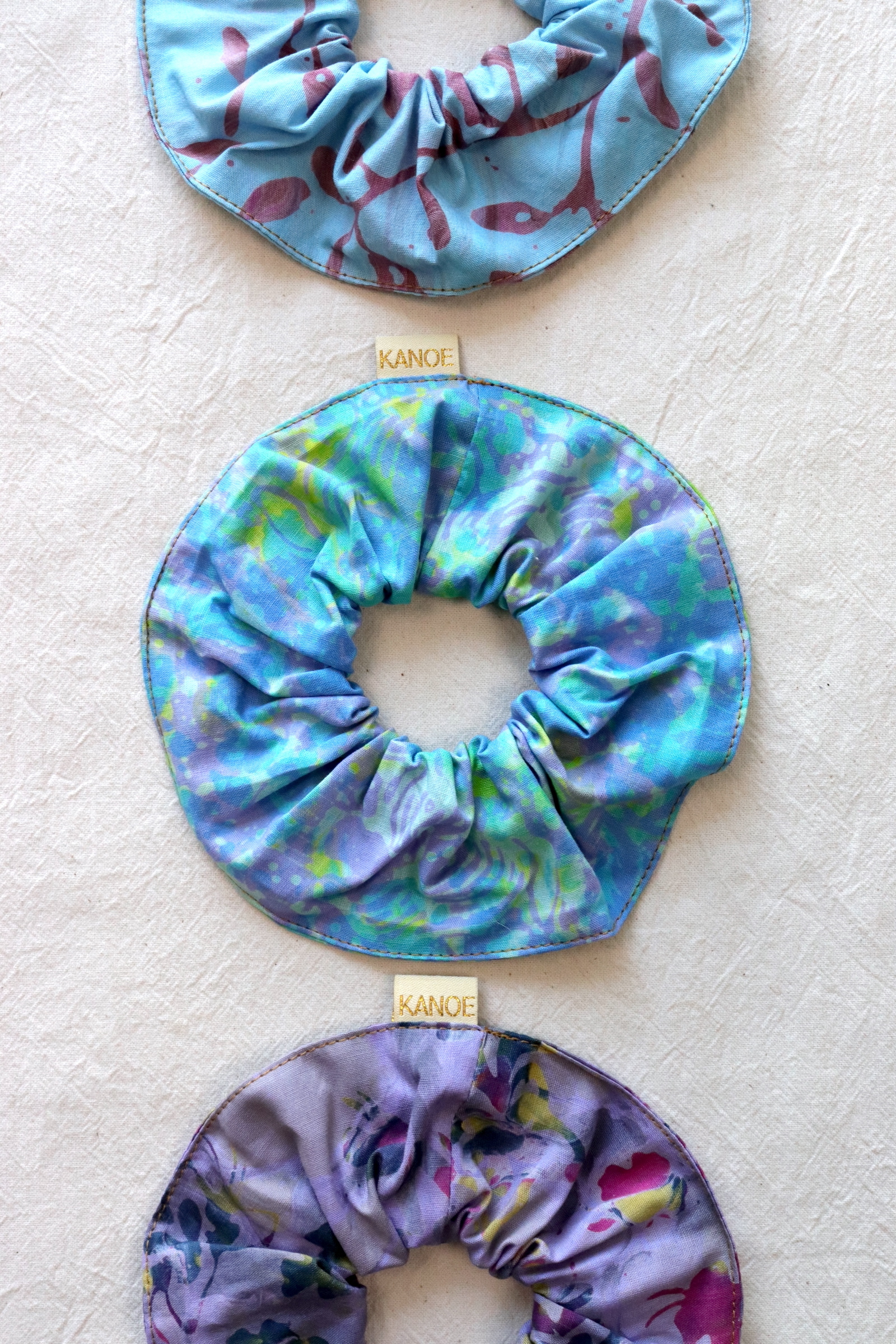 Maxi Batik Scrunchies (Set of 3) - Sky Parfaits