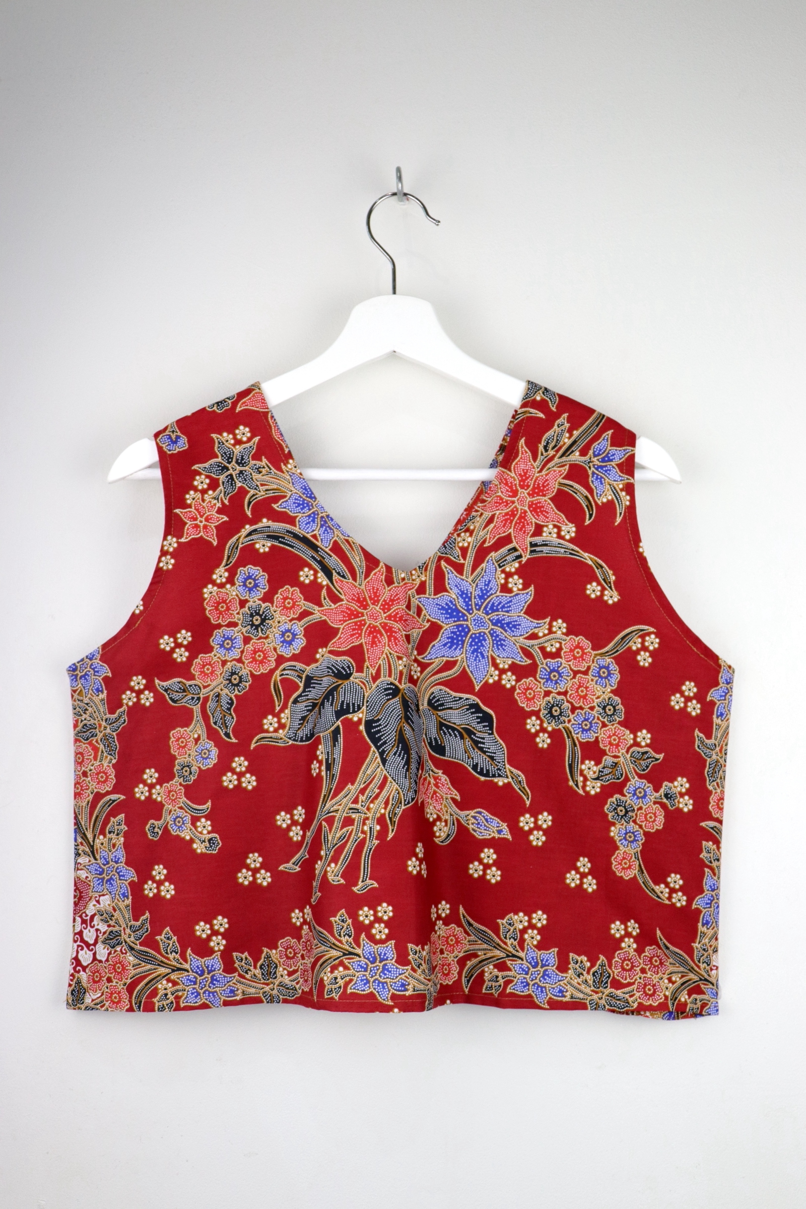Napkin Batik Top - Cherry Punch (L)