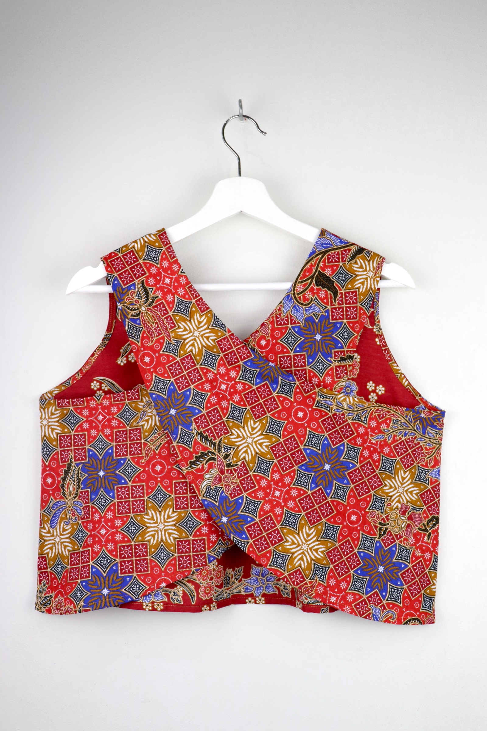 Napkin Batik Top - Cherry Punch (L)