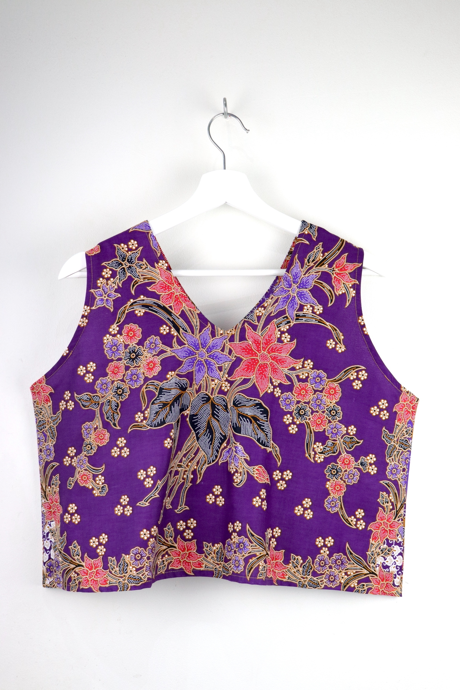 Napkin Batik Top - Blackcurrant Ade [ L ]