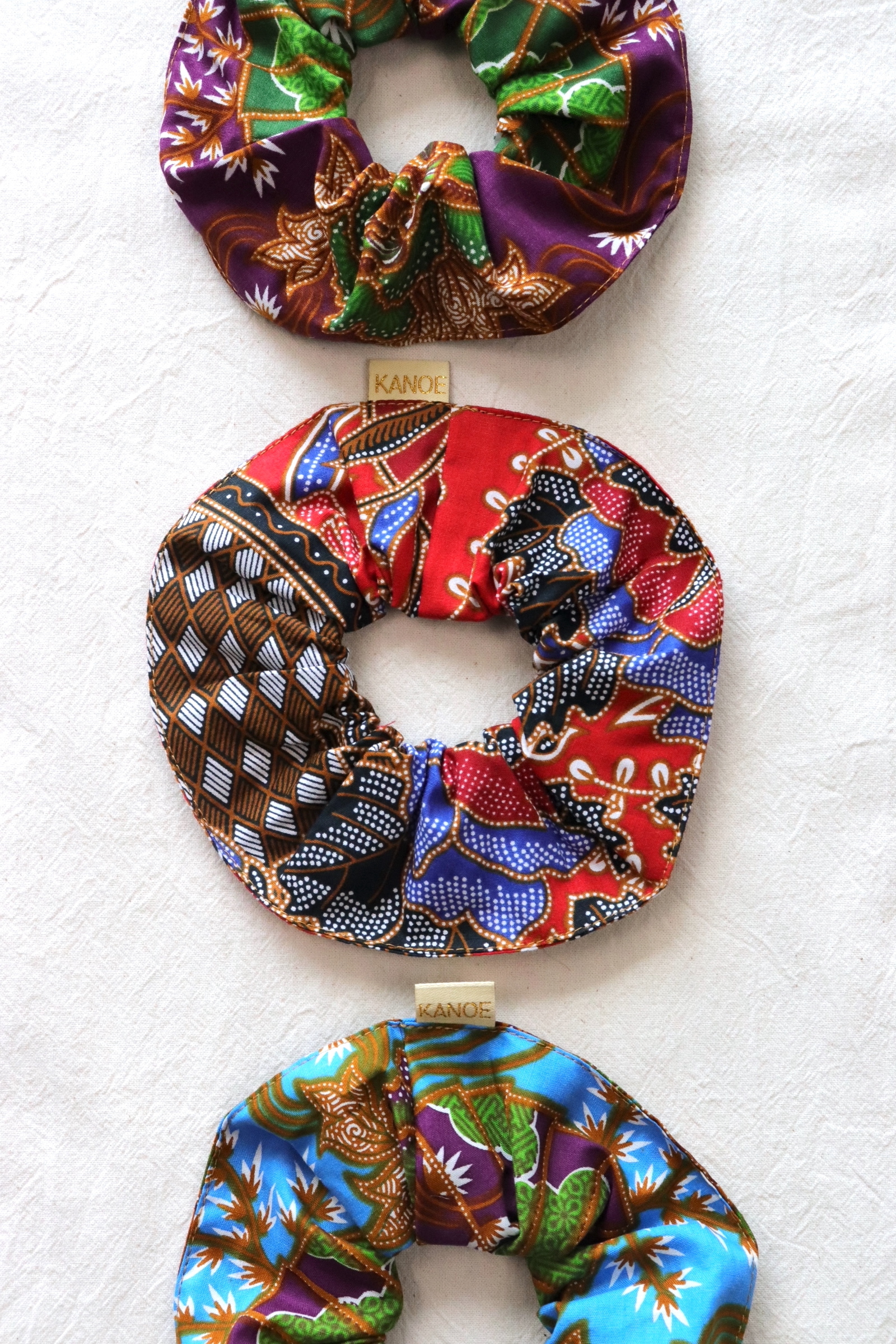 Maxi Batik Scrunchies (Set of 3) - Confetti Cake