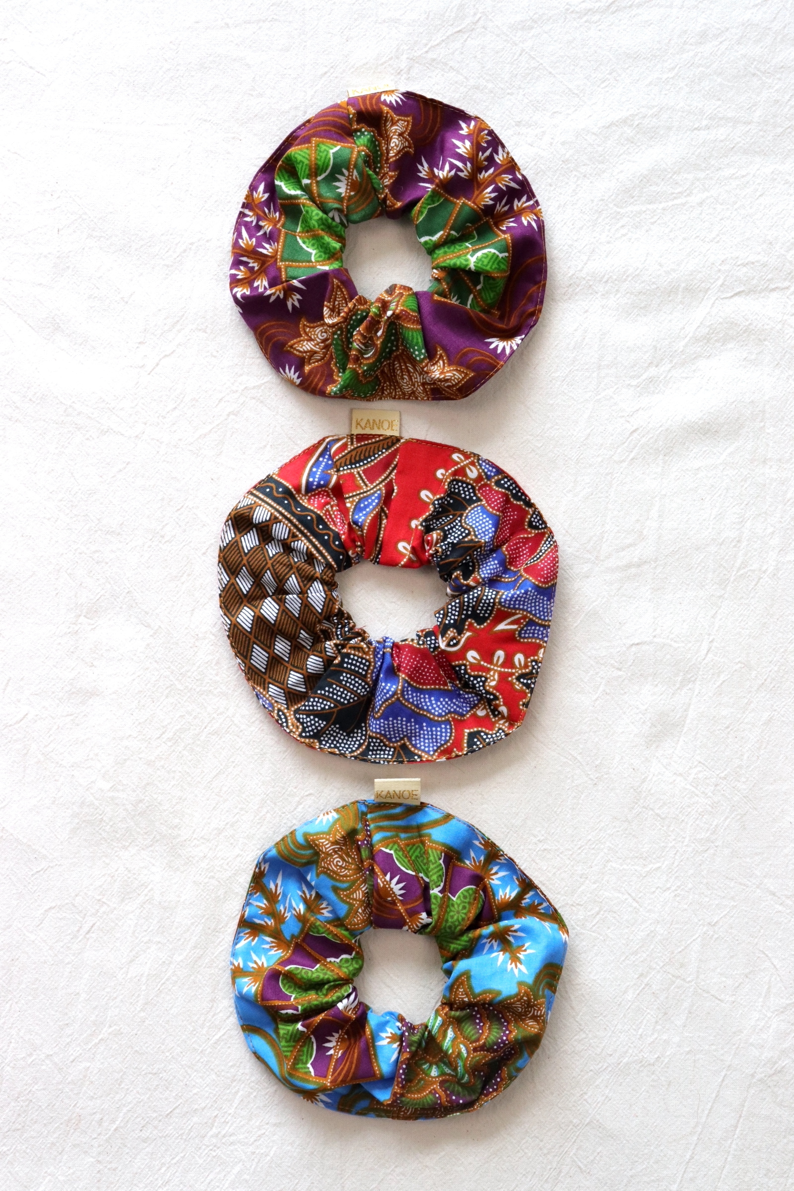 Maxi Batik Scrunchies (Set of 3) - Confetti Cake
