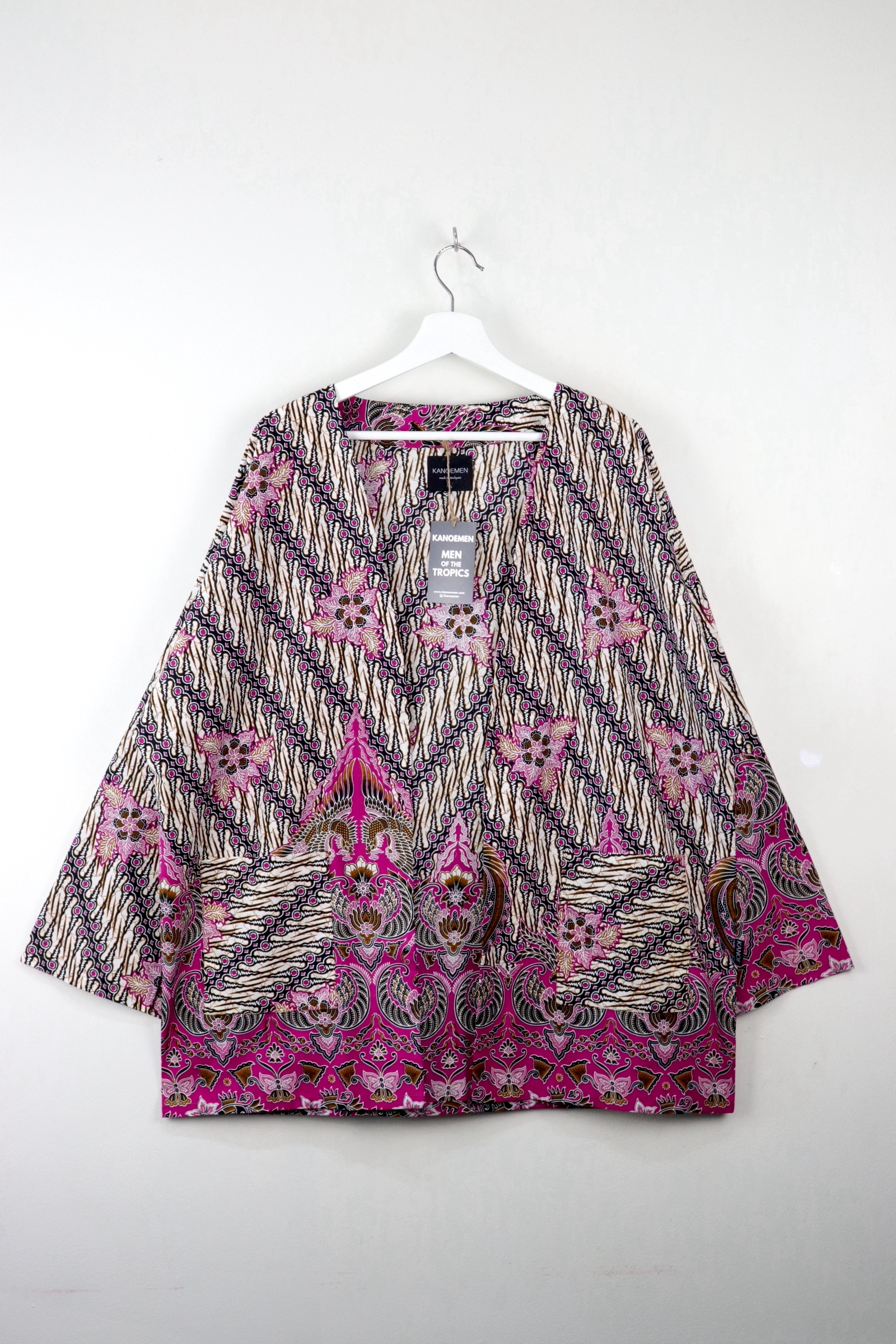 KANOEMEN Batik Kimono Basic - Dragonfruit