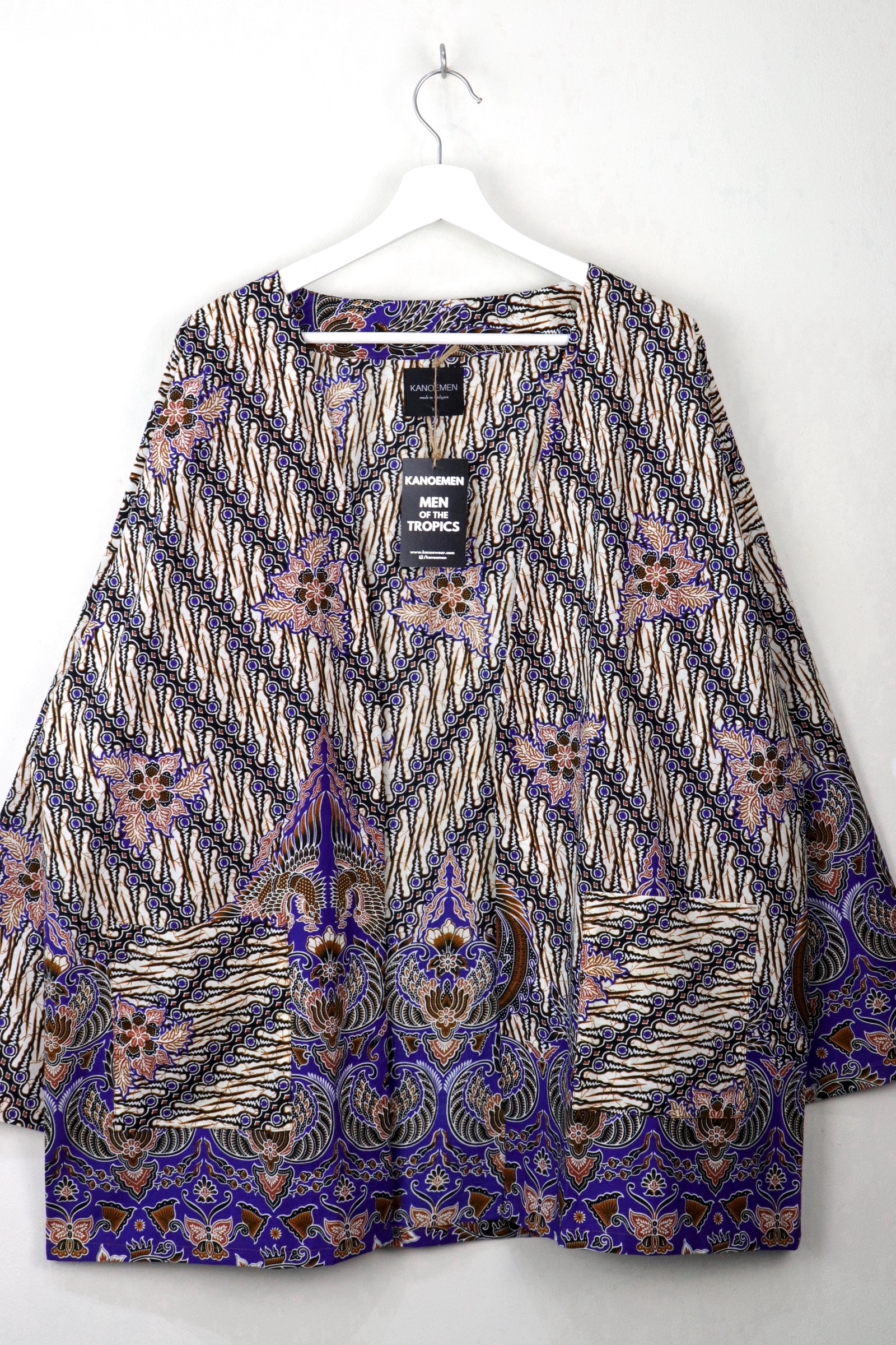 KANOEMEN Batik Kimono Basic - Ocean Tide
