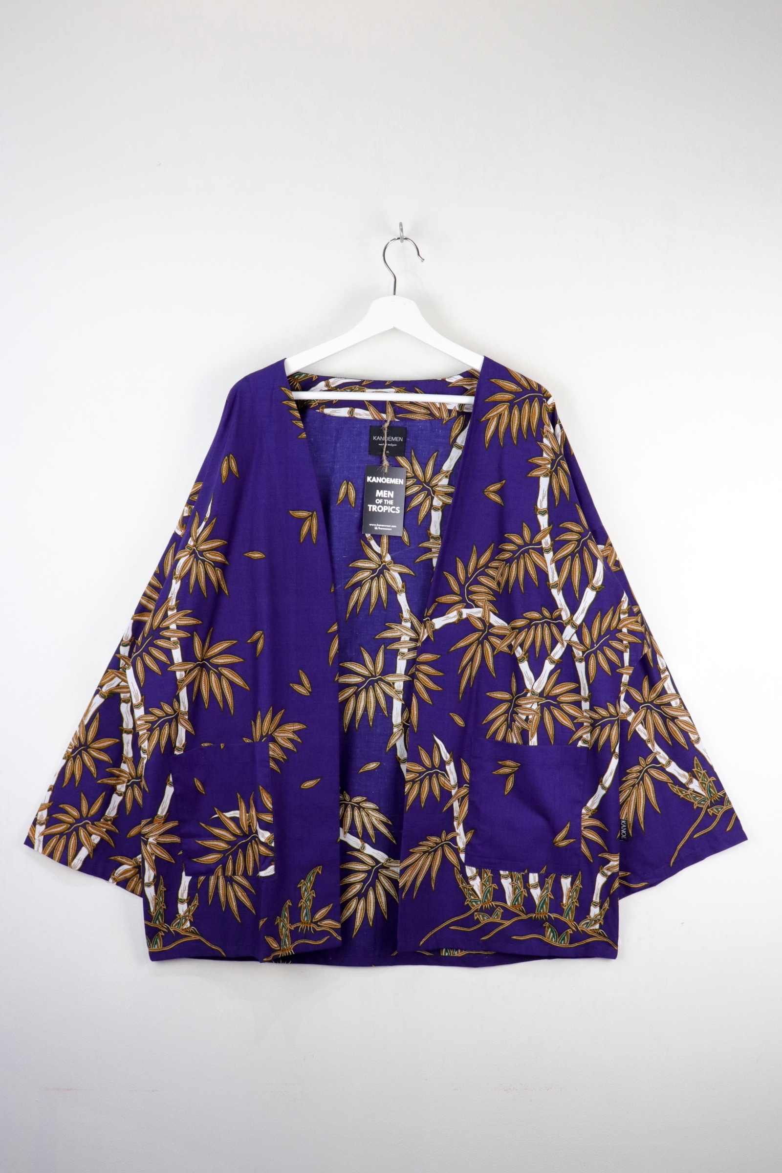 KANOEMEN Batik Kimono Basic - Cobalt Breeze