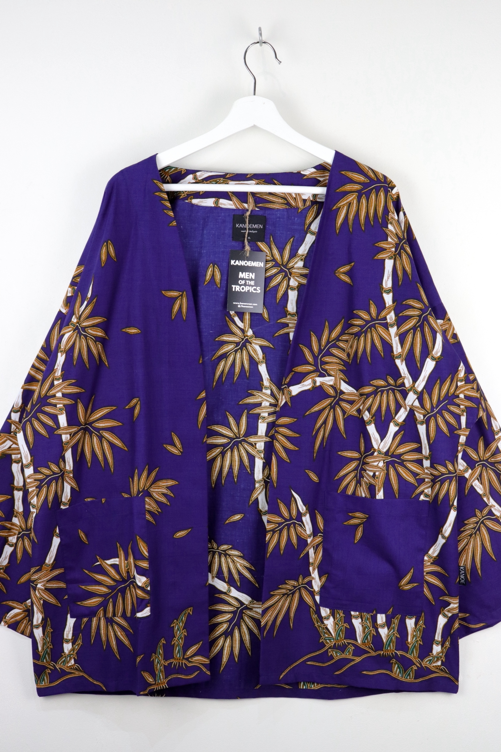 KANOEMEN Batik Kimono Basic - Cobalt Breeze