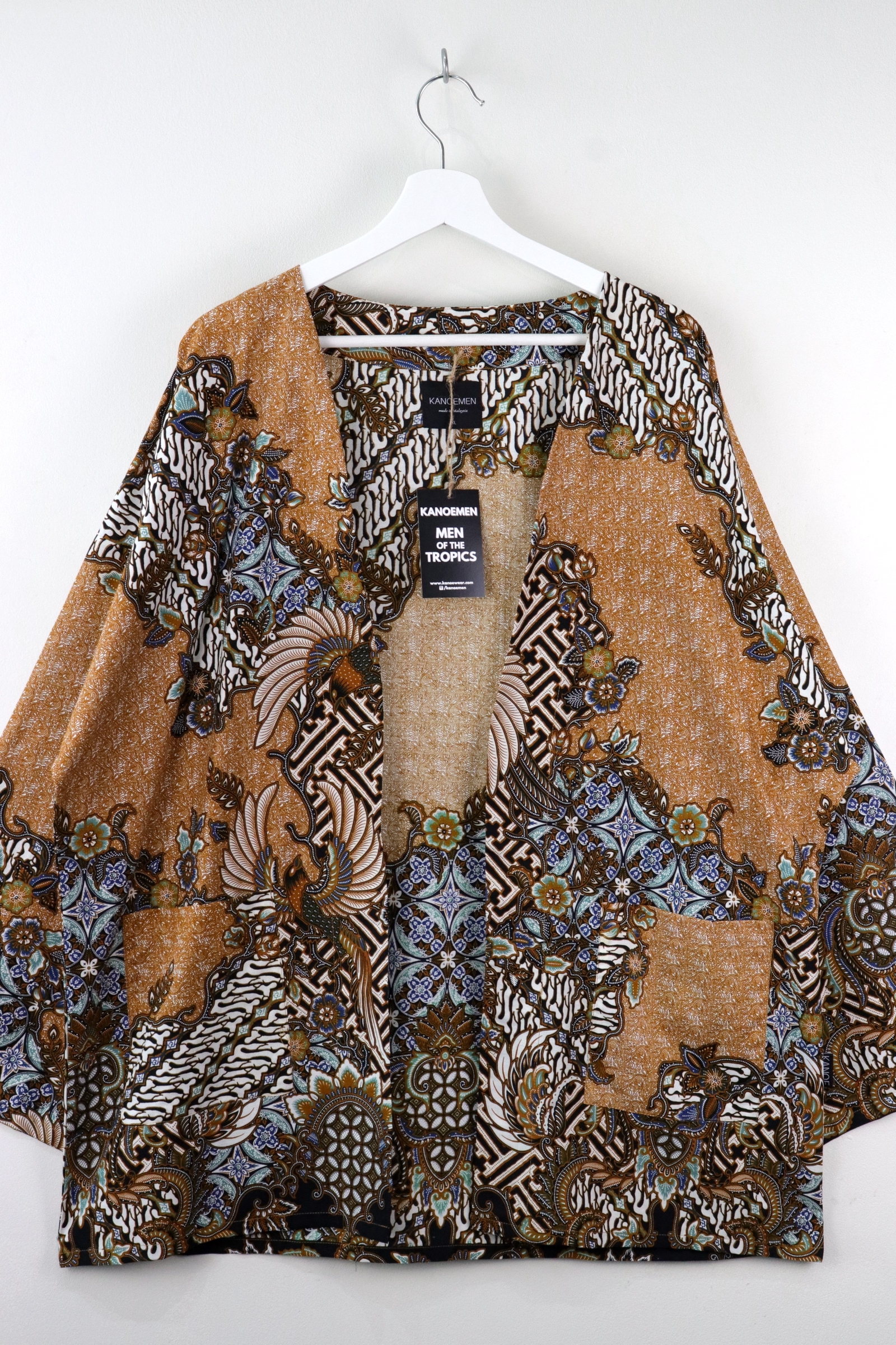 KANOEMEN Batik Kimono Basic - Royal Oak