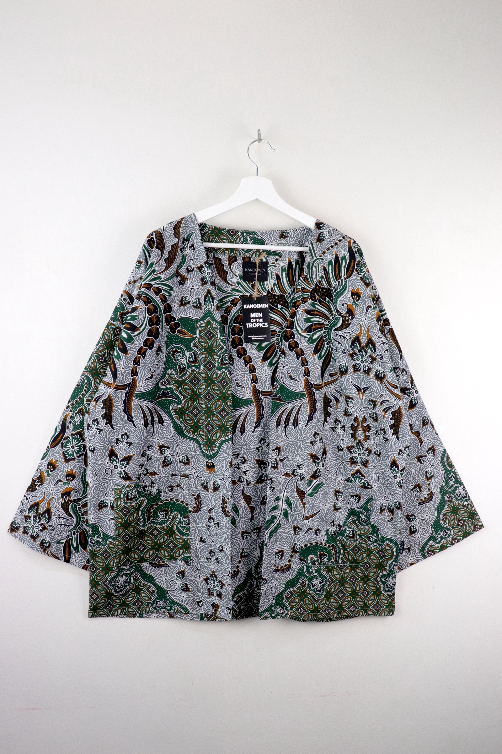KANOEMEN Batik Kimono Basic - Cactus Cloud