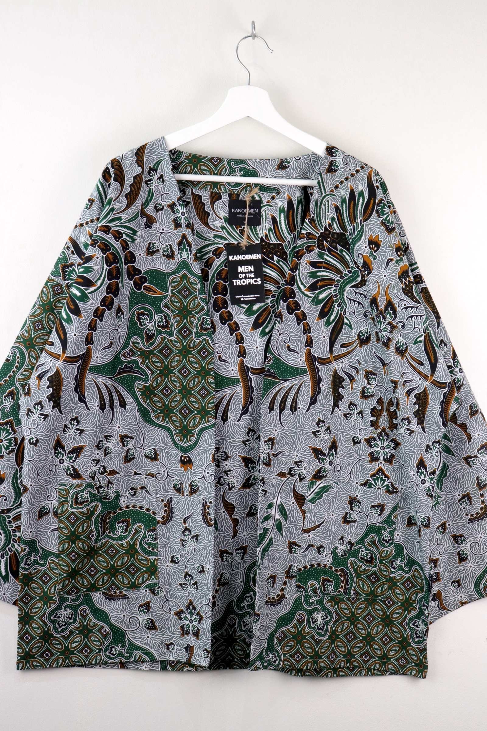 KANOEMEN Batik Kimono Basic - Cactus Cloud