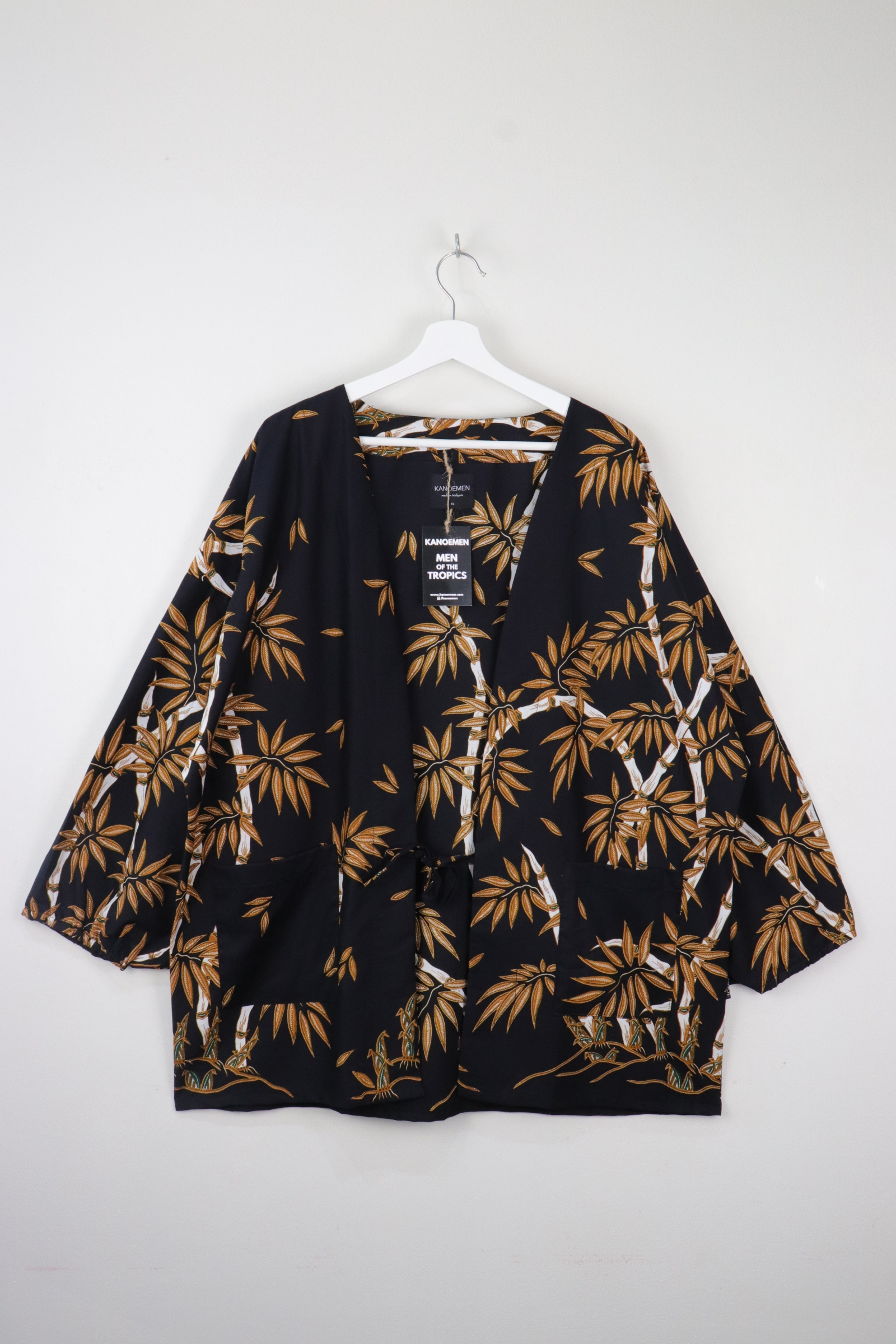 KANOEMEN Batik Kimono Signature - Bamboo Stone