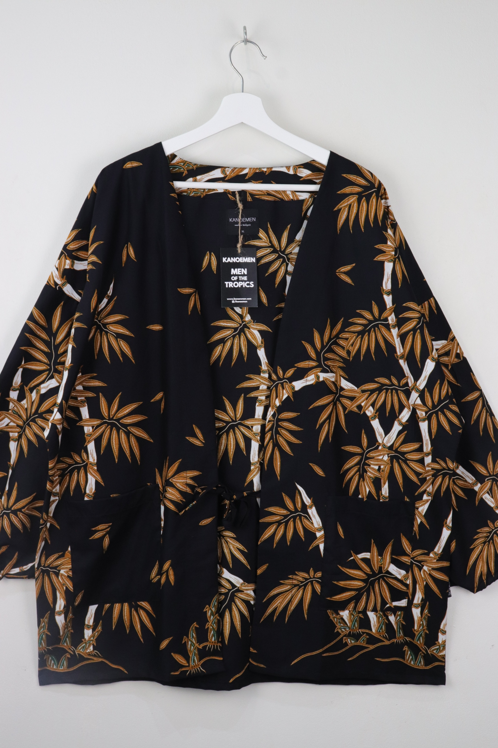 KANOEMEN Batik Kimono Signature - Bamboo Stone
