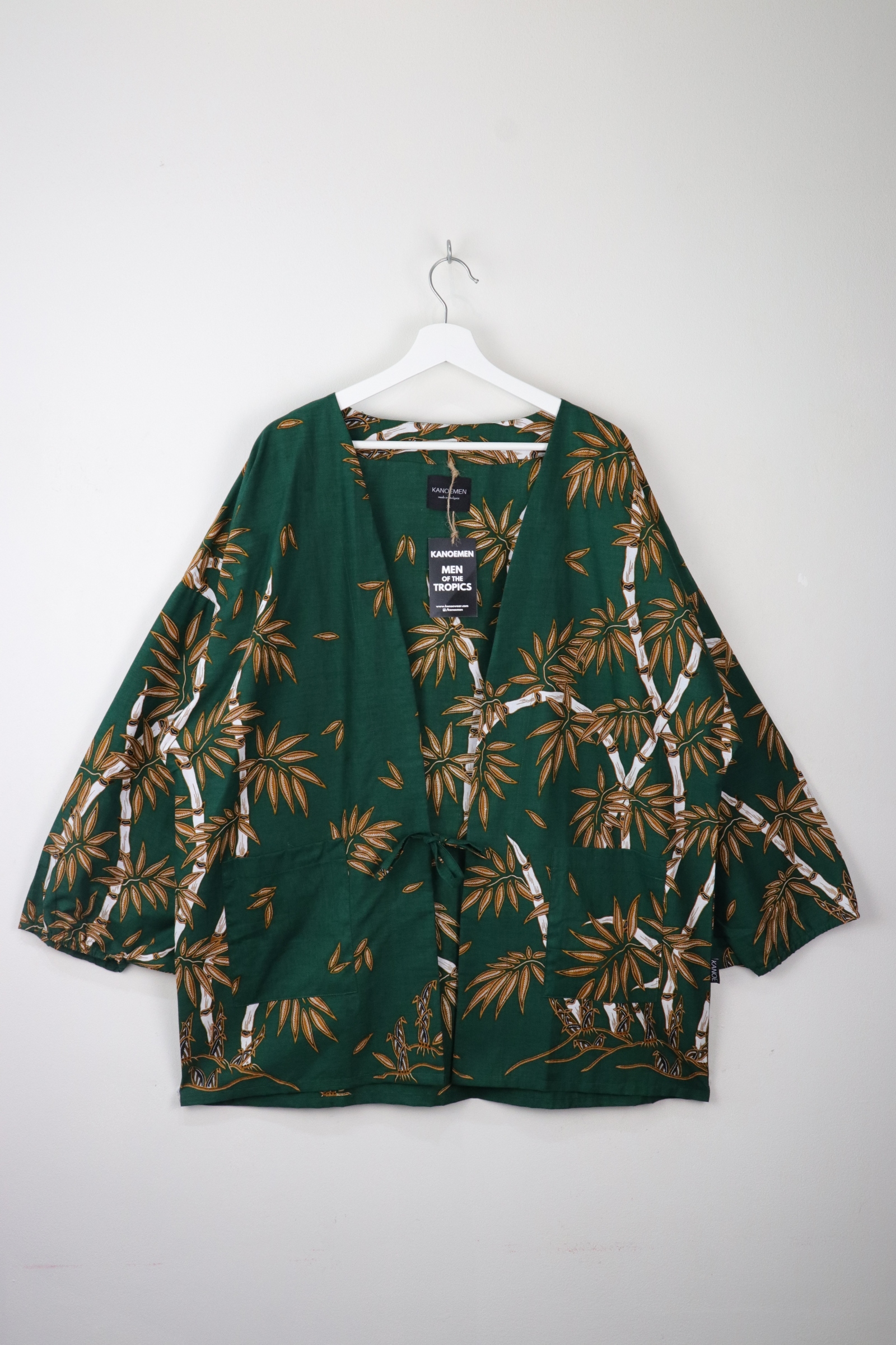 KANOEMEN Batik Kimono Signature - Bamboo Leaf