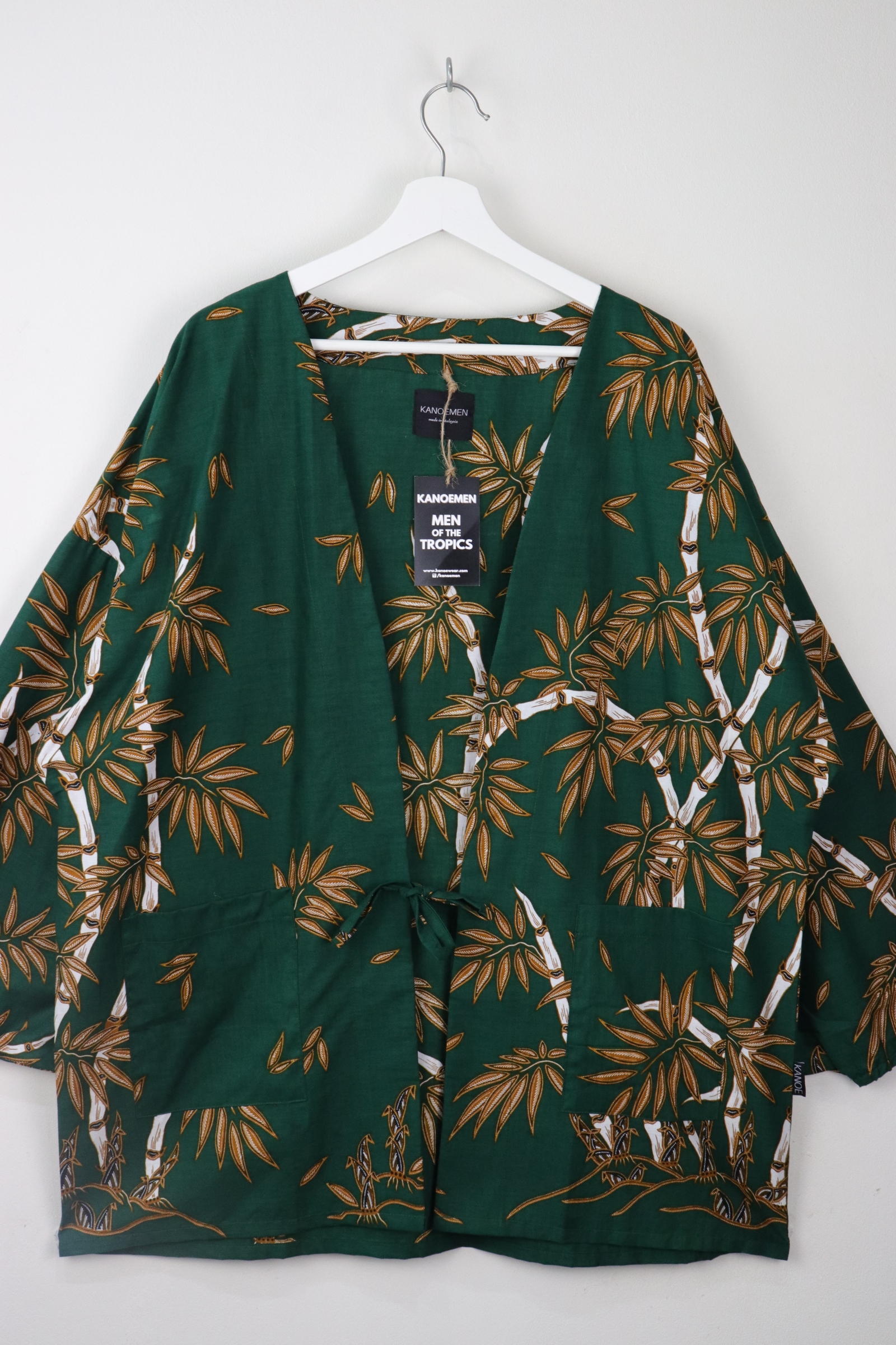 KANOEMEN Batik Kimono Signature - Bamboo Leaf