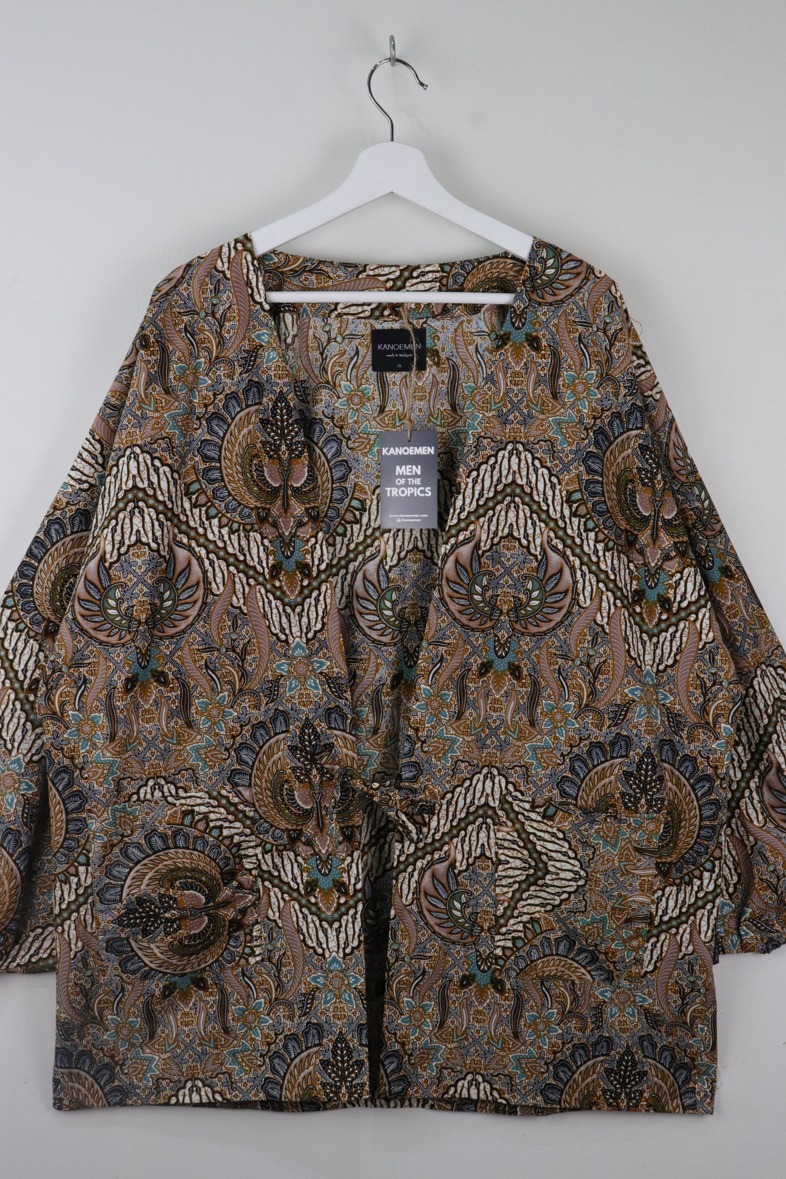KANOEMEN Batik Kimono Signature - Stormy Sand