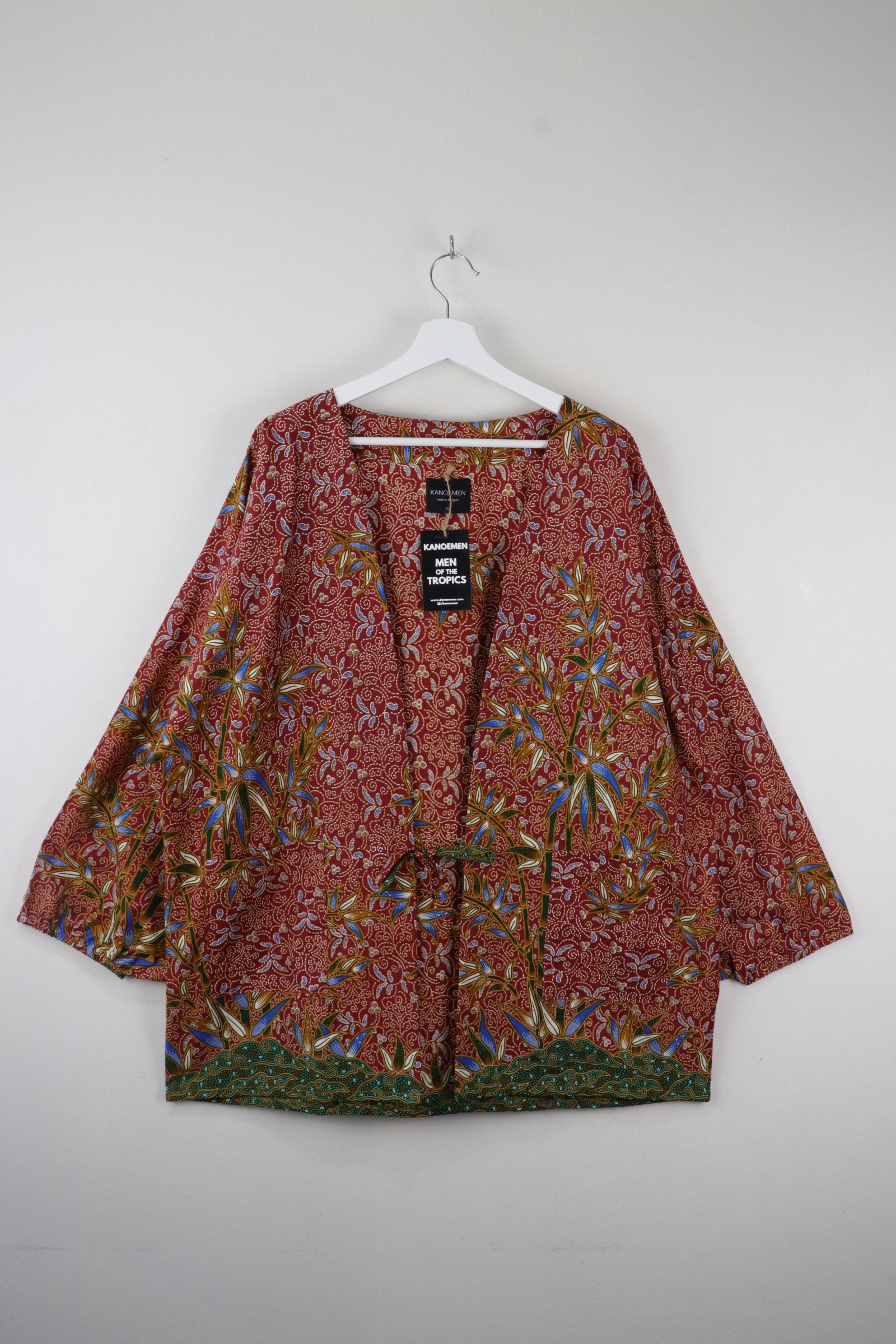 KANOEMEN Batik Kimono Signature - Ruby Fire