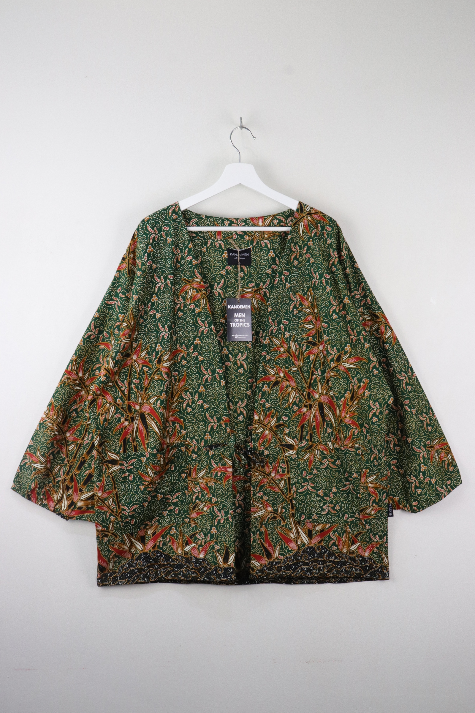 KANOEMEN Batik Kimono Signature - Green Tea