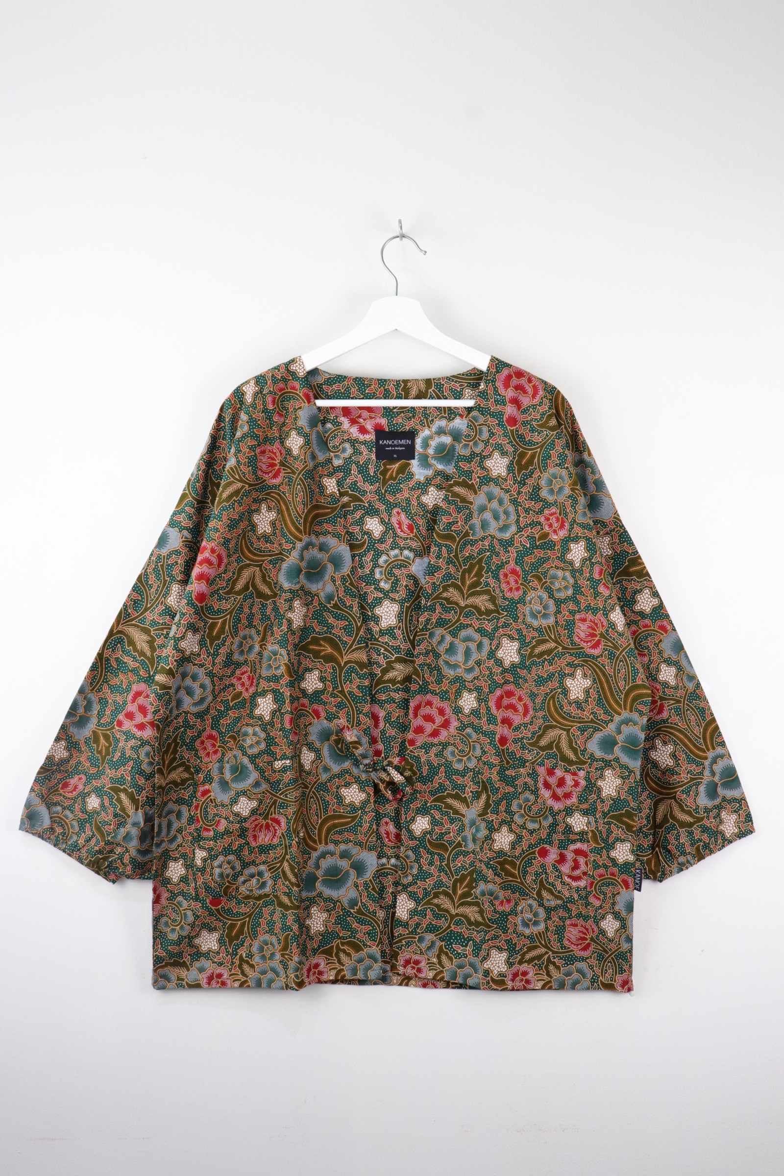 KANOEMEN Batik Kimono Signature - Green Flow