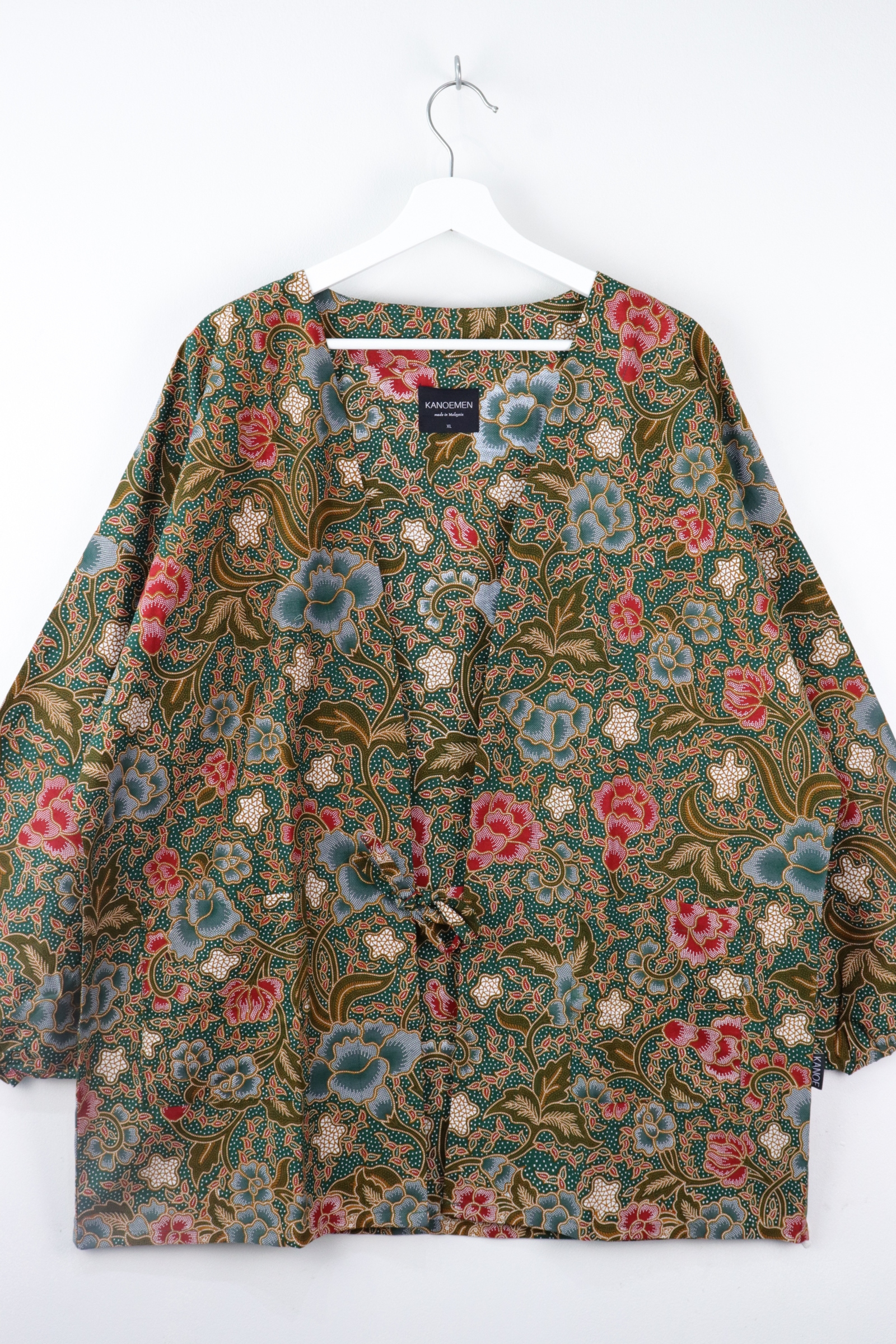 KANOEMEN Batik Kimono Signature - Green Flow