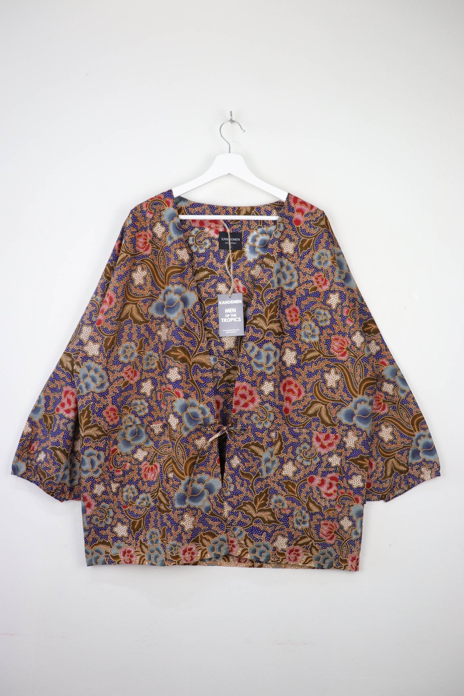 KANOEMEN Batik Kimono Signature - Blue Bayou