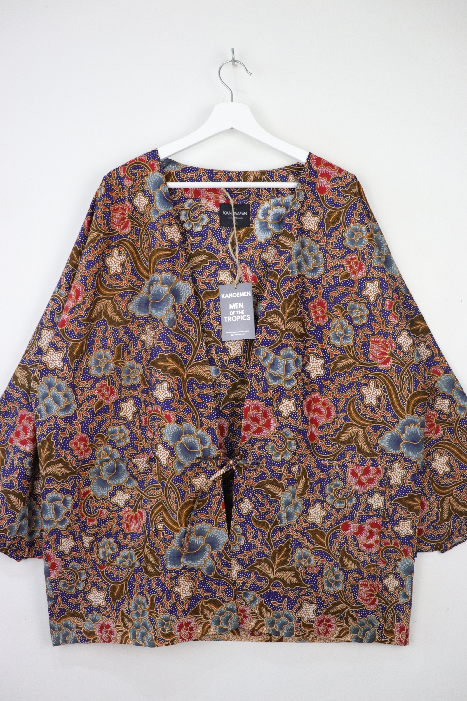 KANOEMEN Batik Kimono Signature - Blue Bayou